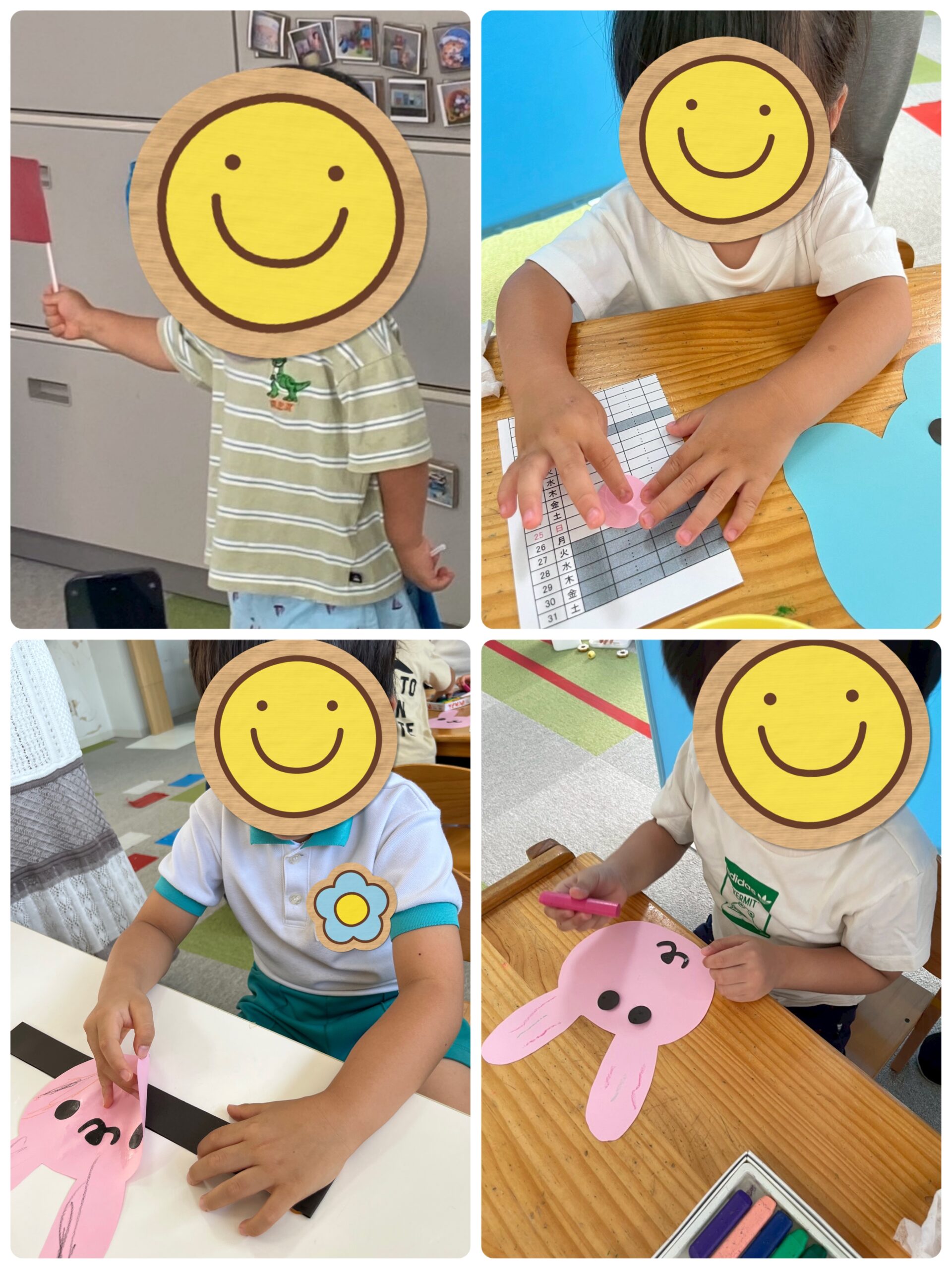 【北堀江】児童発達支援　お面制作とフラッシュジャンプ🟥🟦