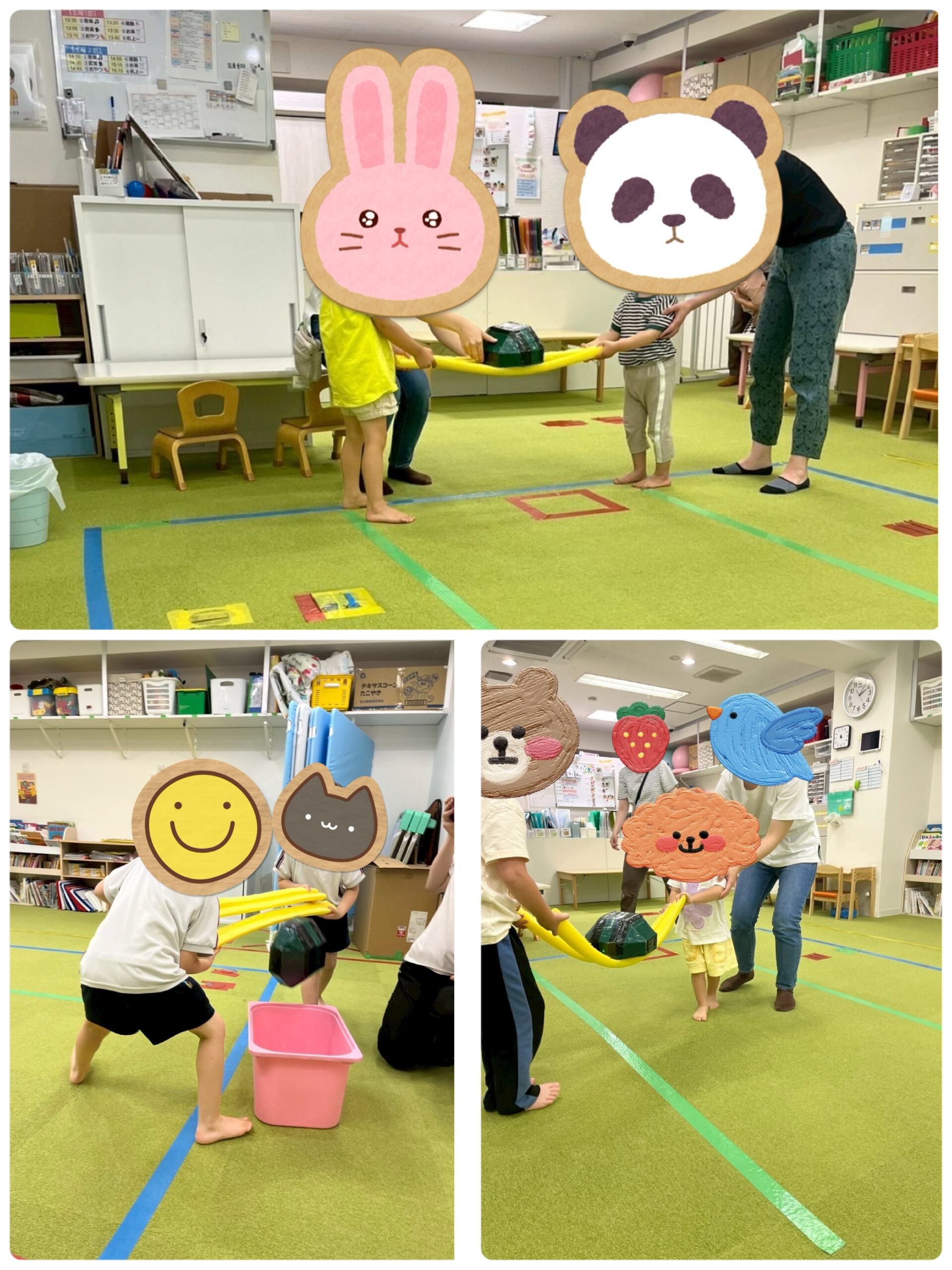 【南堀江】児童発達支援：スイカはこび🍉