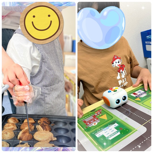 【ハッピープラス南堀江】街探検🤖とベビーカステラ作り✨