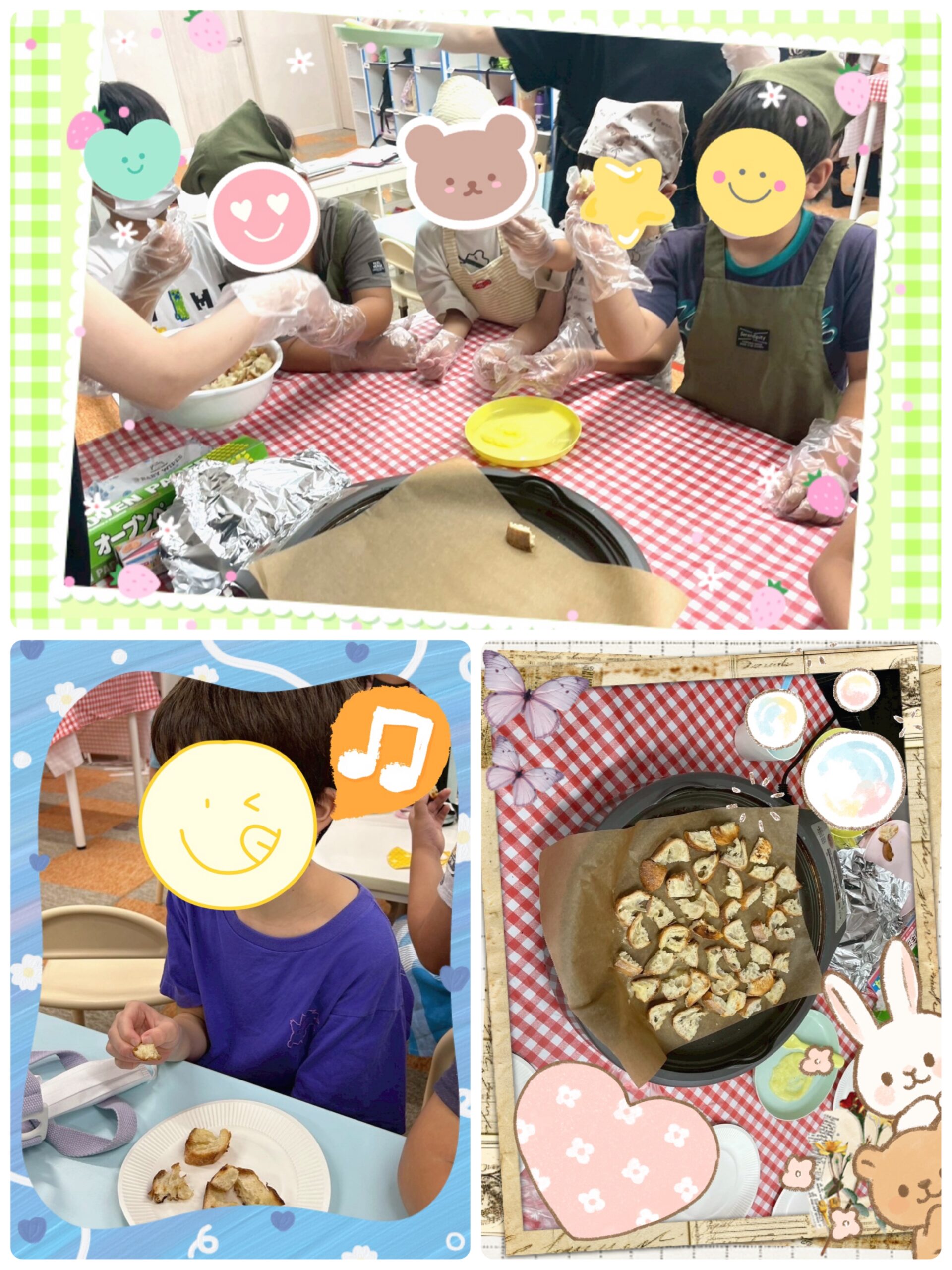 【南堀江】放デイ　クッキング　シュガーラスク作り✨