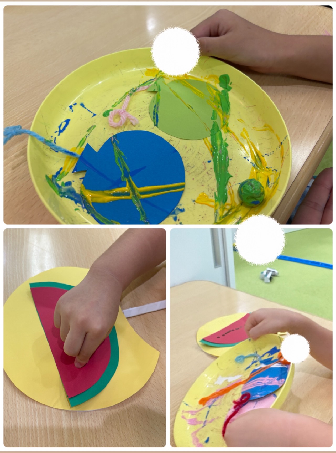 【南堀江】児童発達支援　うちわ製作