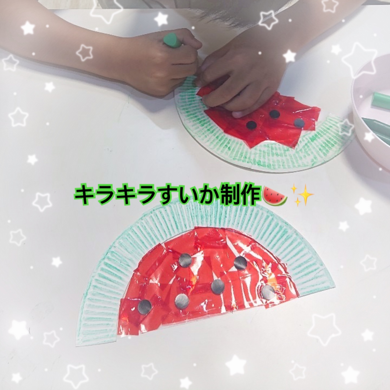 【北堀江】放デイ：公文　きらきらすいか制作