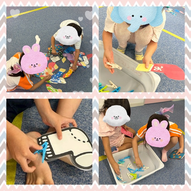 【ハッピープラス南堀江】靴下合わせゲーム🧦💕