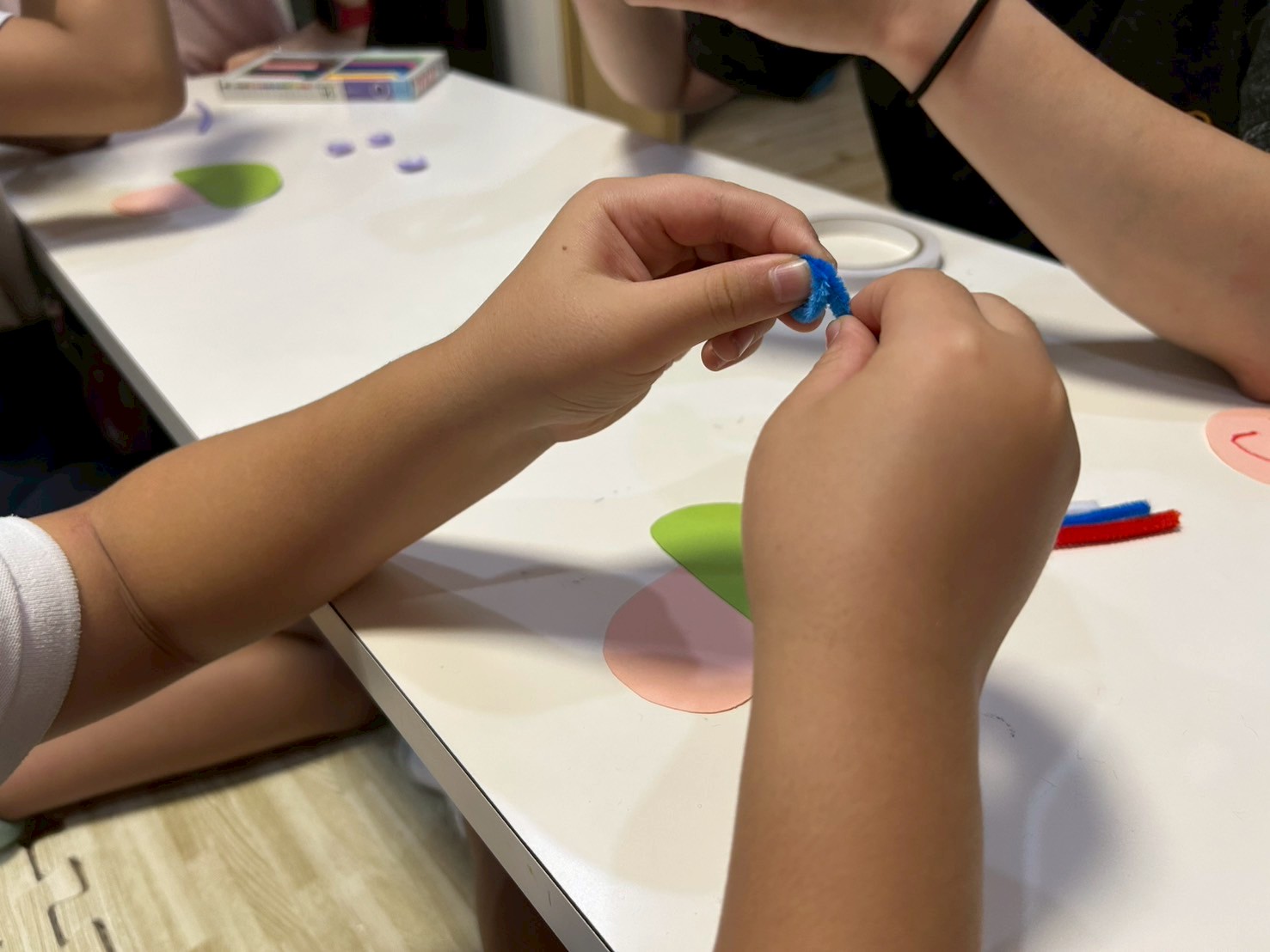 【北堀江】放デイ：公文📖　きのこ🍄制作