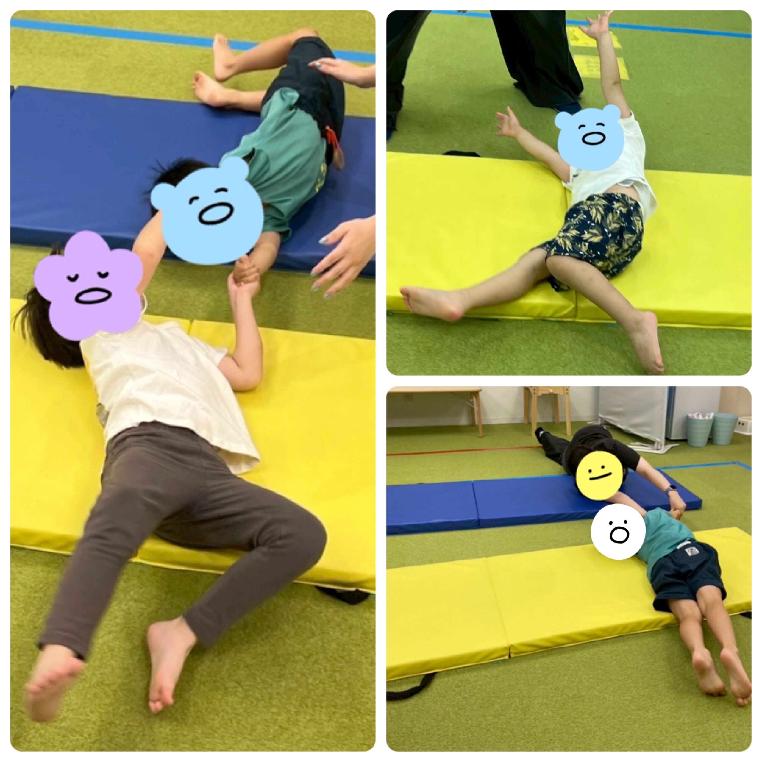 【南堀江】児童発達支援：集団活動「マット運動」