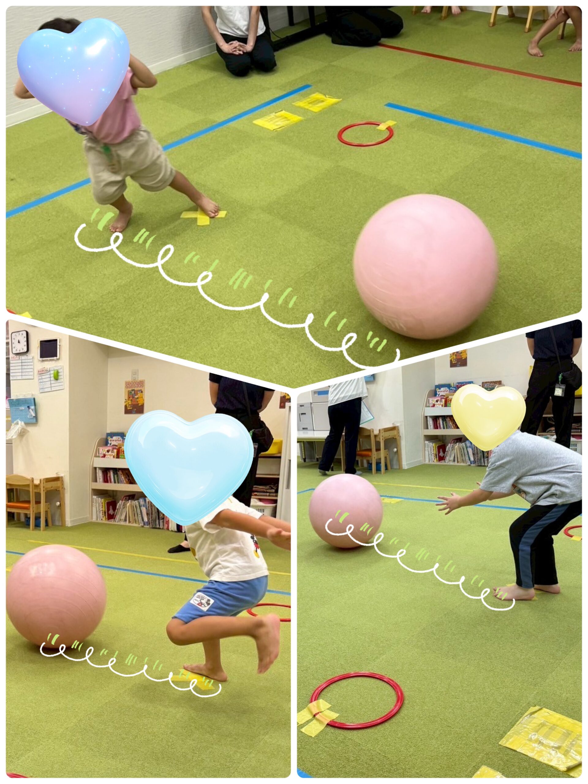 【南堀江】児童発達支援　大玉避けゲーム