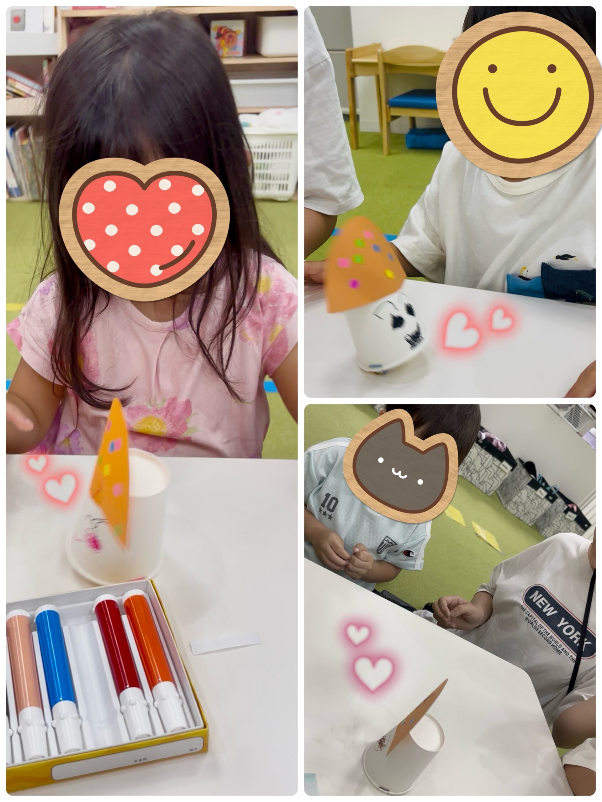 【南堀江】児童発達支援　とことこキノコ制作