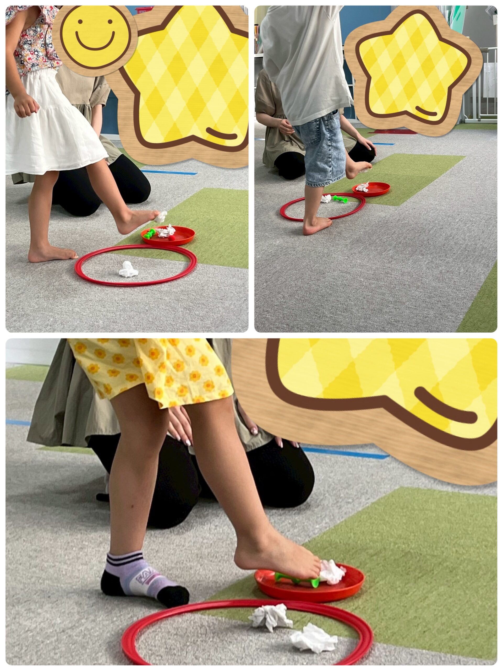 【北堀江】児童発達支援　足指キャッチ運動＼(^o^)／