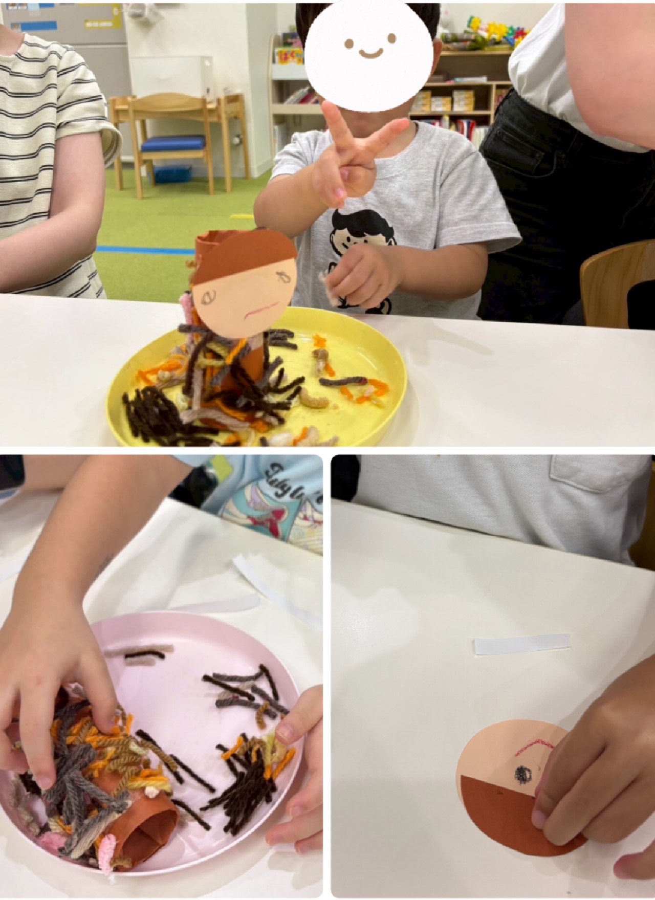 【南堀江】児童発達支援　みのむし製作