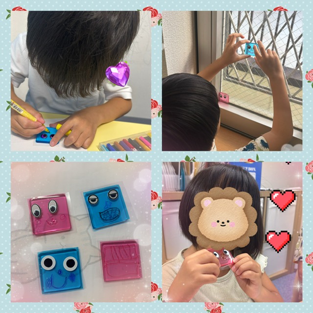 【ハッピープラス南堀江】オリジナルシールづくり🐰💖