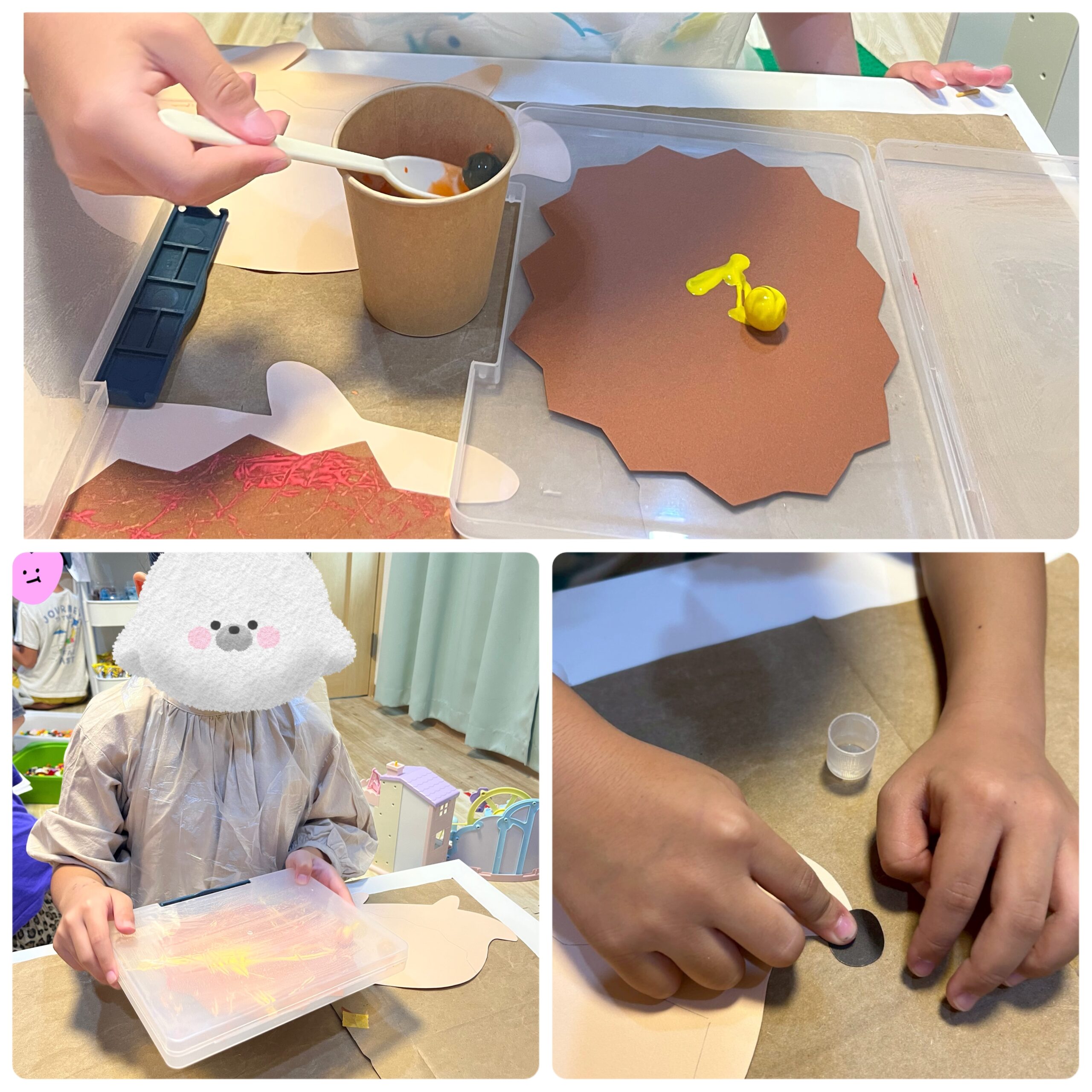 【北堀江】放デイ：公文📖 ハリネズミ制作🦔