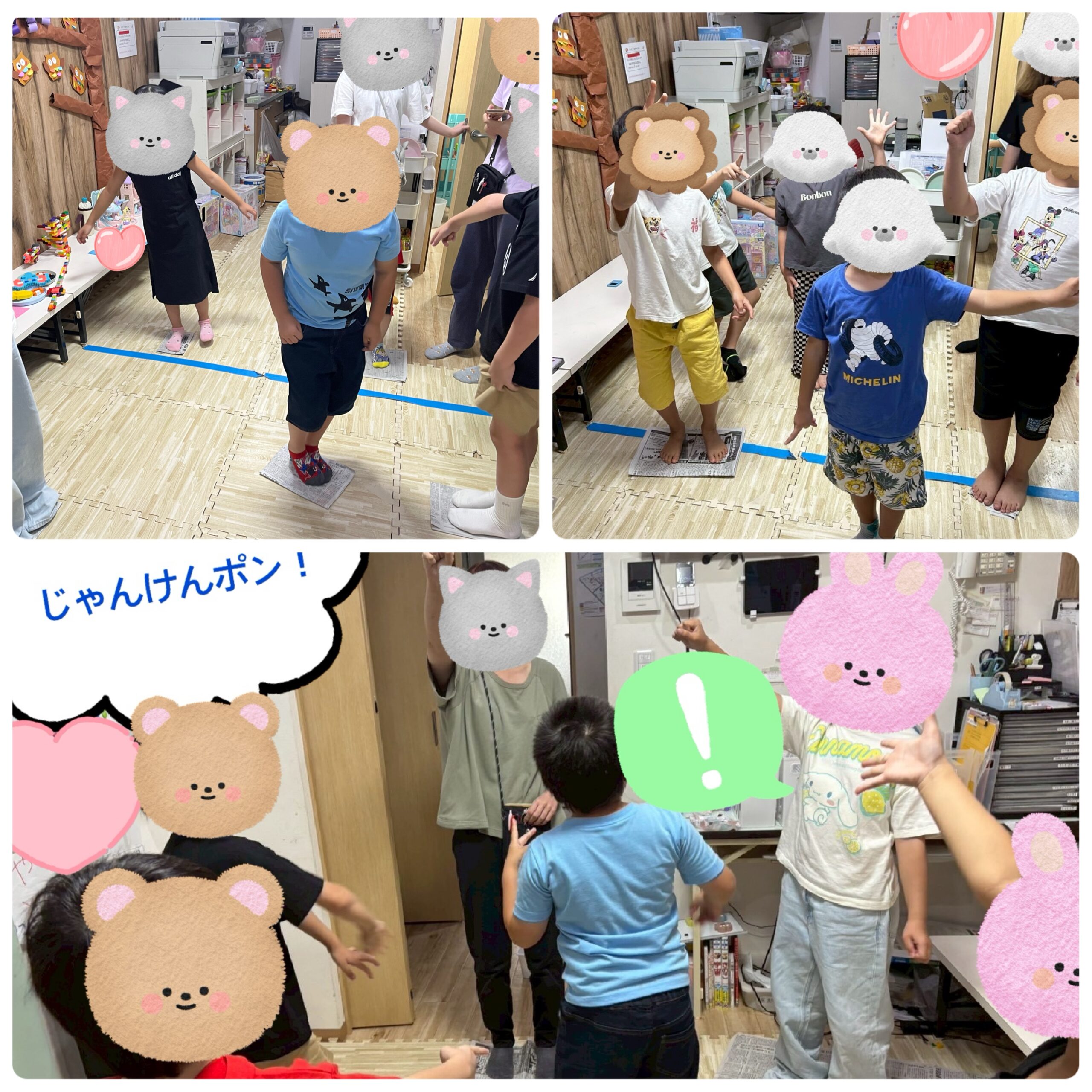 【北堀江】放デイ：公文📖 新聞じゃんけん✊🏻✌🏻✋🏻