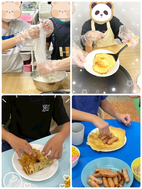 【南堀江】放デイ　クッキング『おかずクレープ🍳』