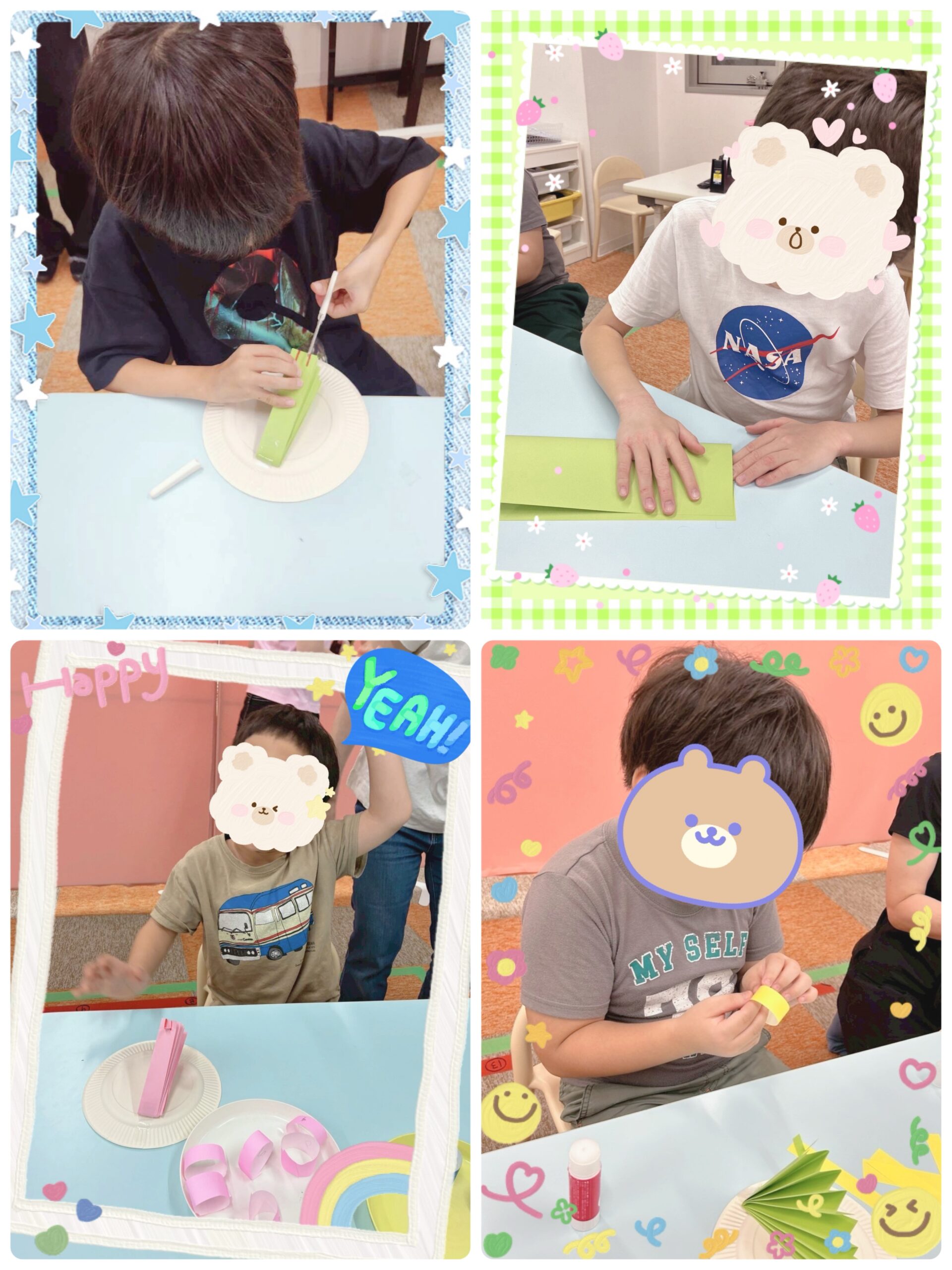 【南堀江】放デイ　輪っか入れ制作🎵