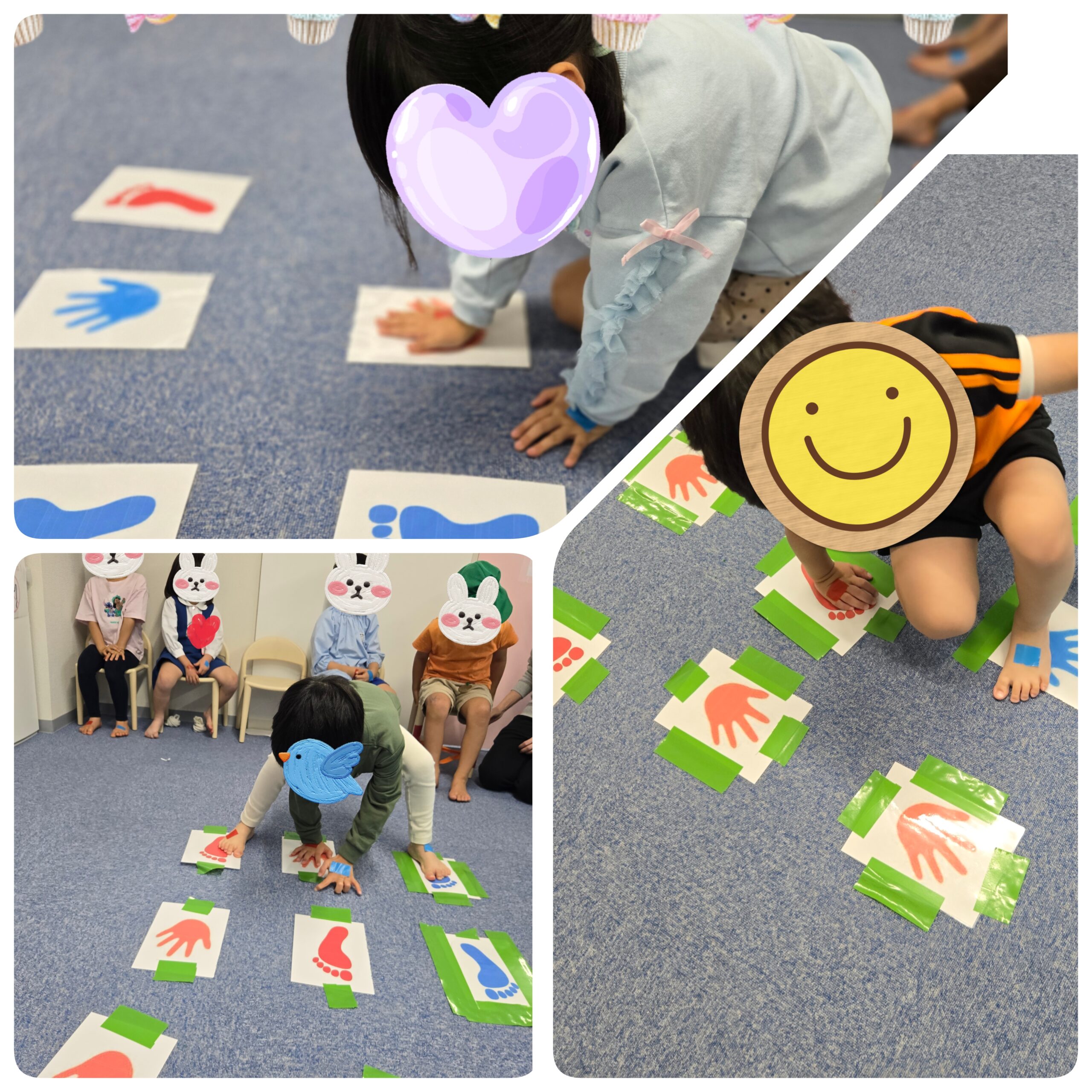 【ハッピープラス南堀江】手足マッチングゲーム✋