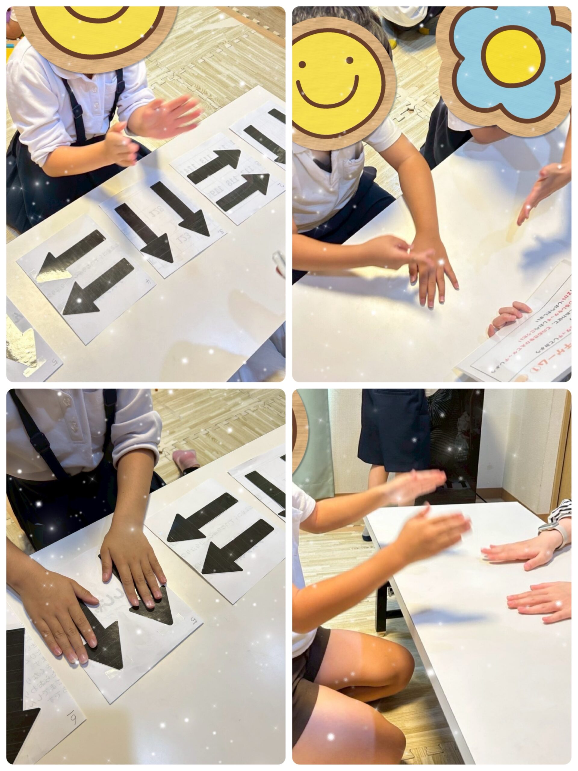 【北堀江】放デイ：公文📖　タッチゲーム✋