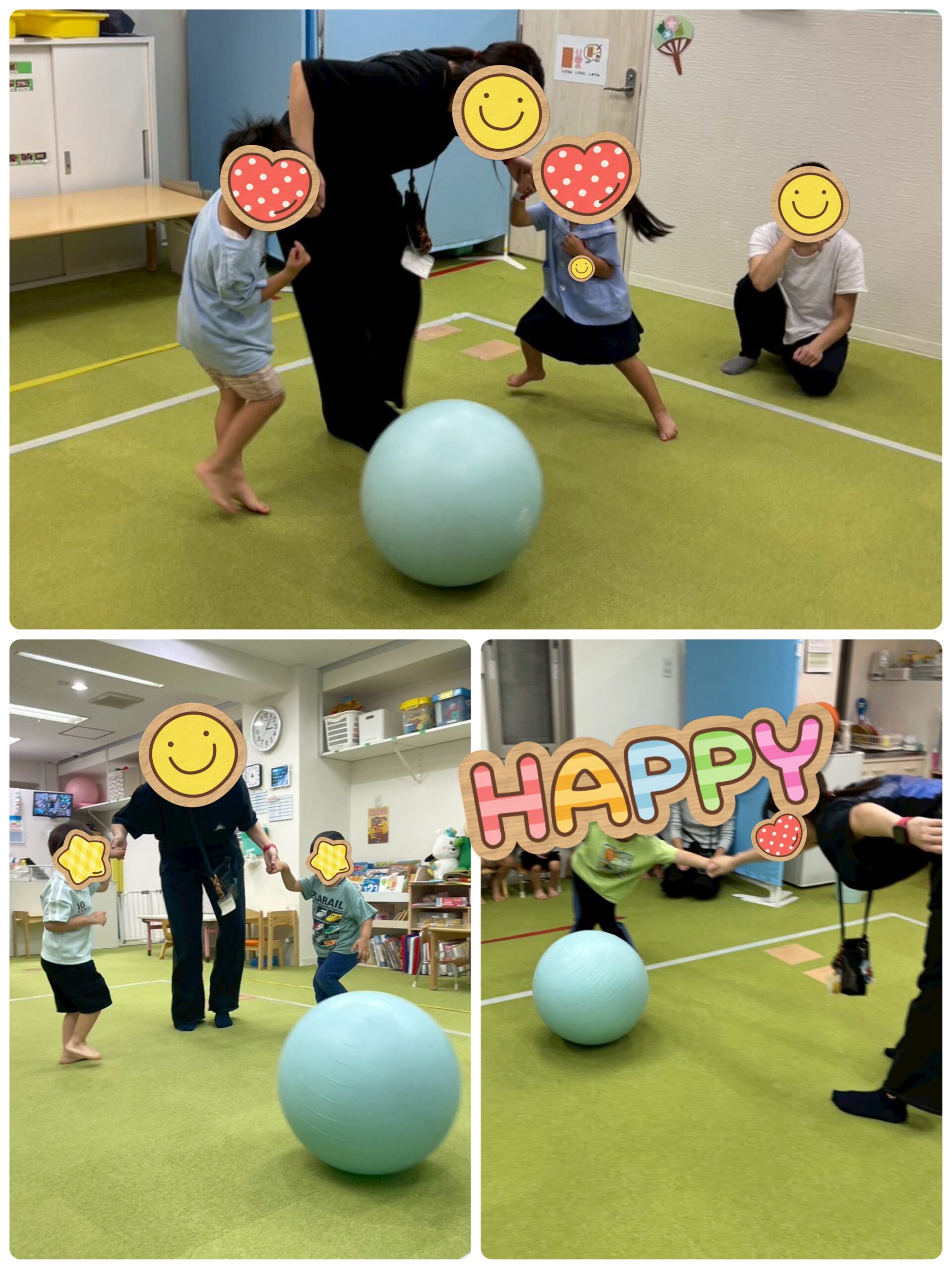 【南堀江】児童発達支援　転がしドッジボール