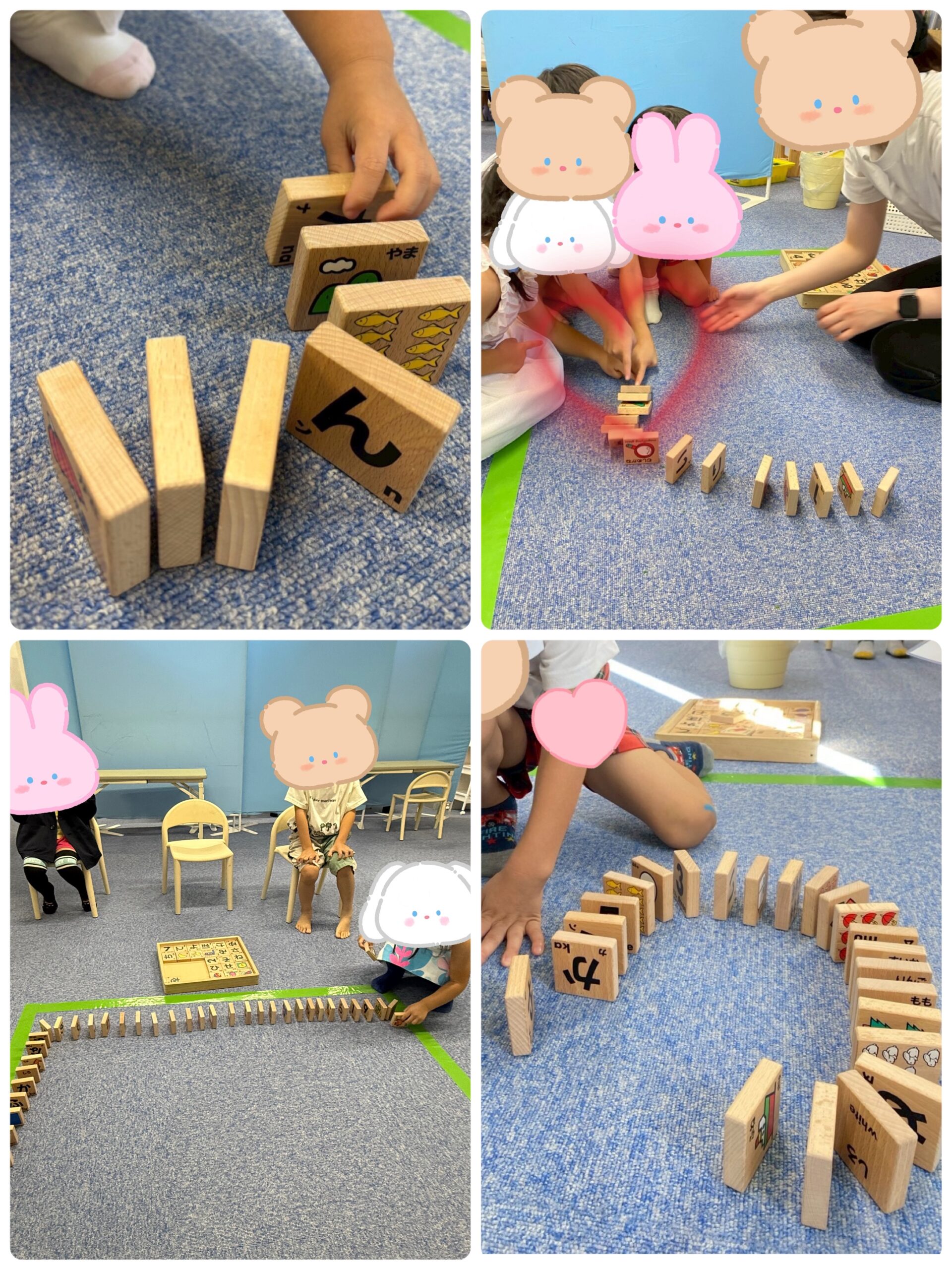 【ハッピープラス南堀江】SST 協力ドミノ☝️