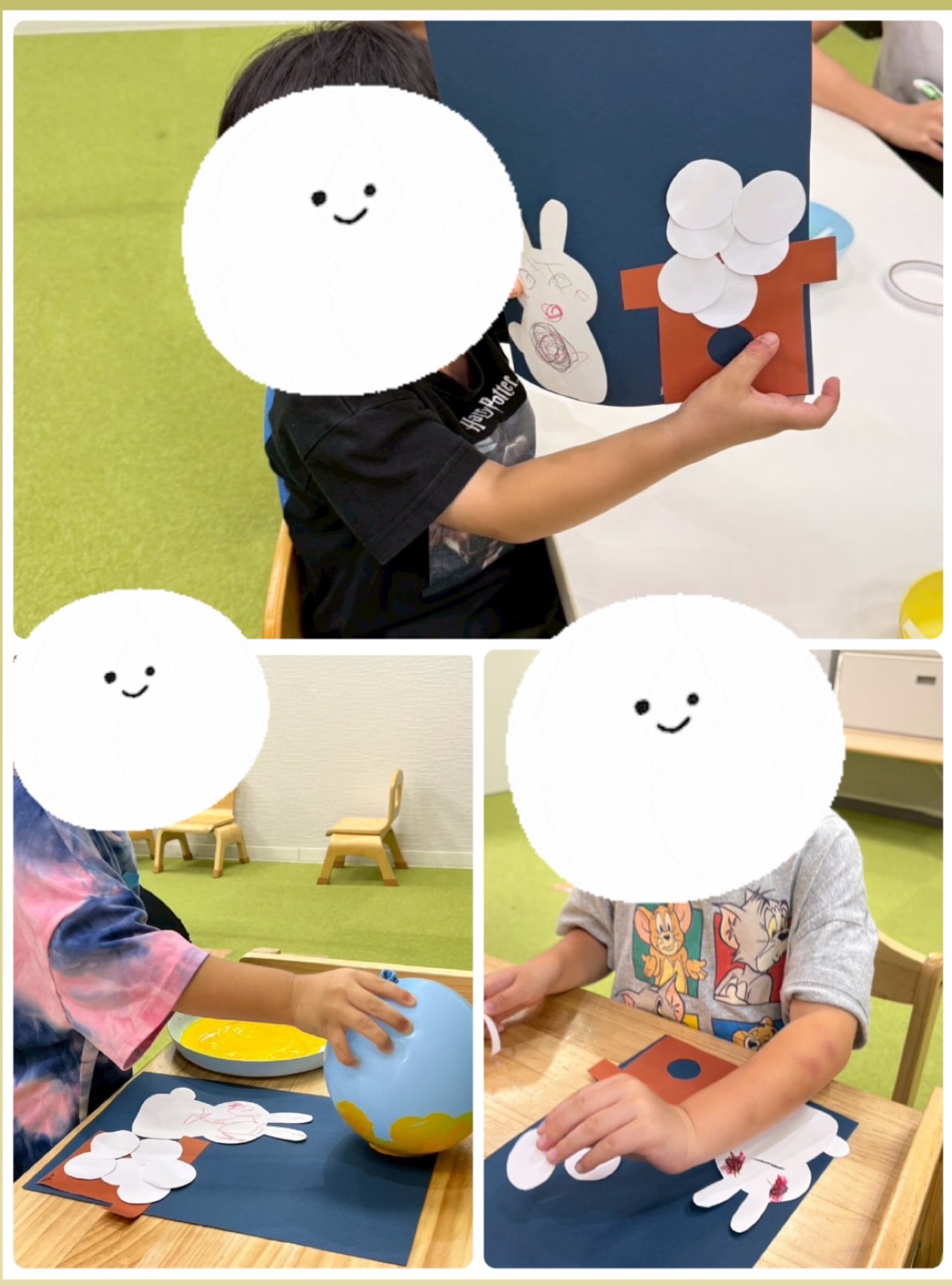 【南堀江】児童発達支援　お月見制作🎑