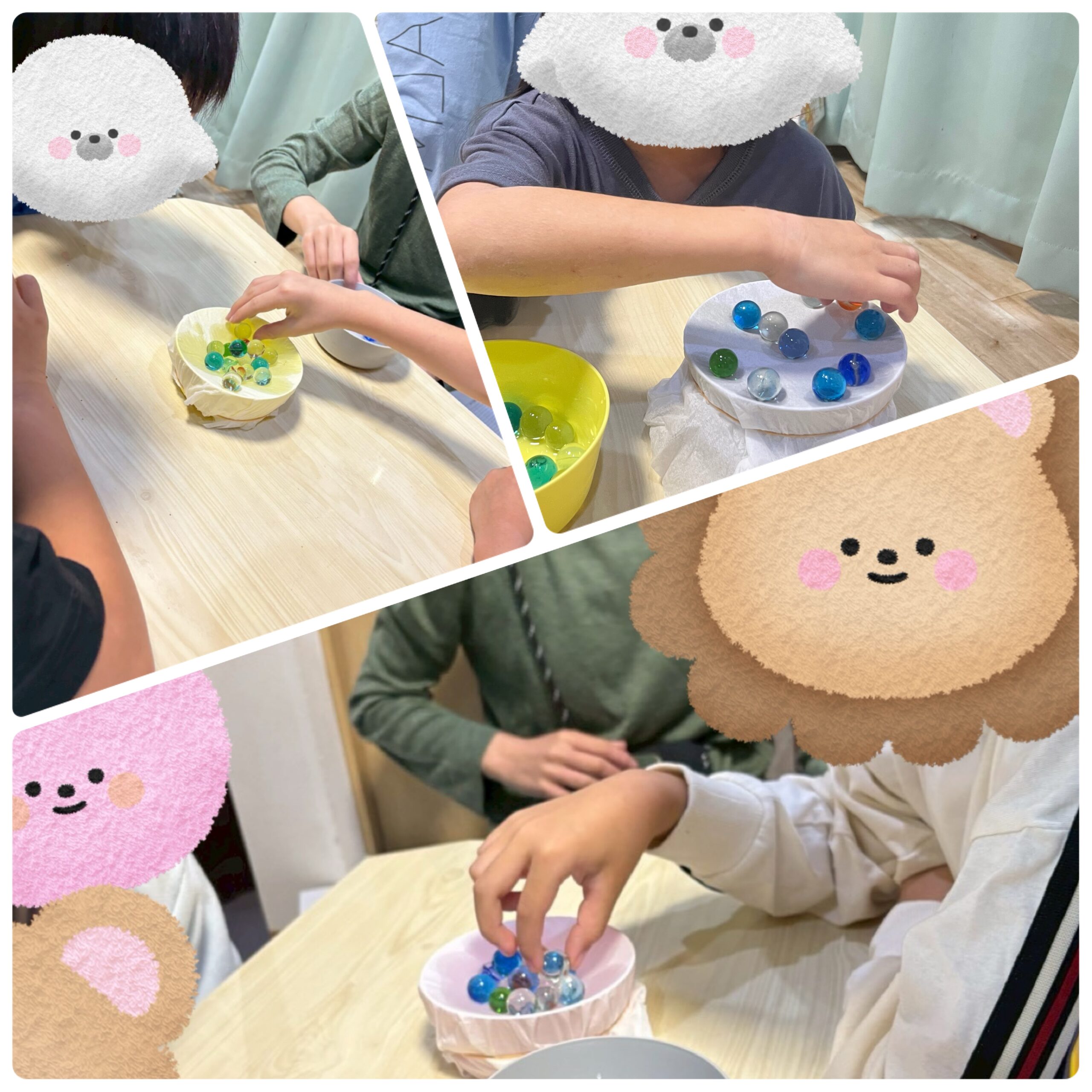 【北堀江】放デイ：公文📖 ビー玉落とし！