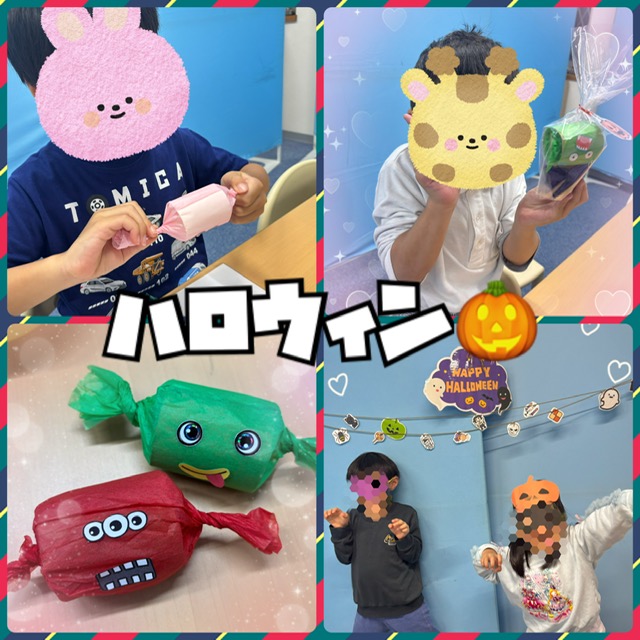 【ハッピープラス南堀江】モンスターキャンディづくり👻🍬ハロウィン当日の様子💖