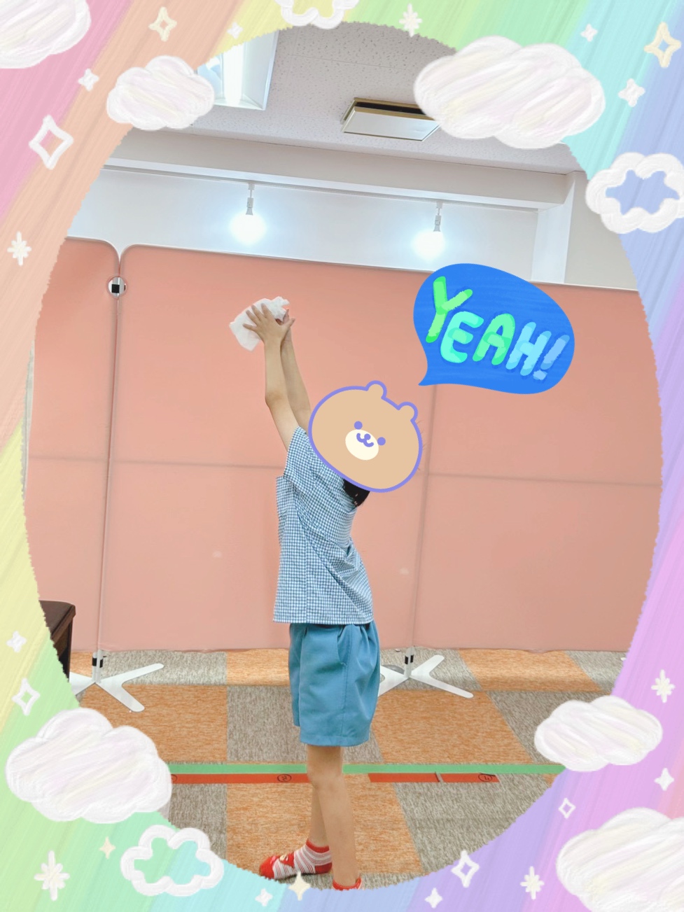 【南堀江】放デイ「新聞紙ダッシュ🏃‍♂️💨」と「ティッシュキャッチ👐」