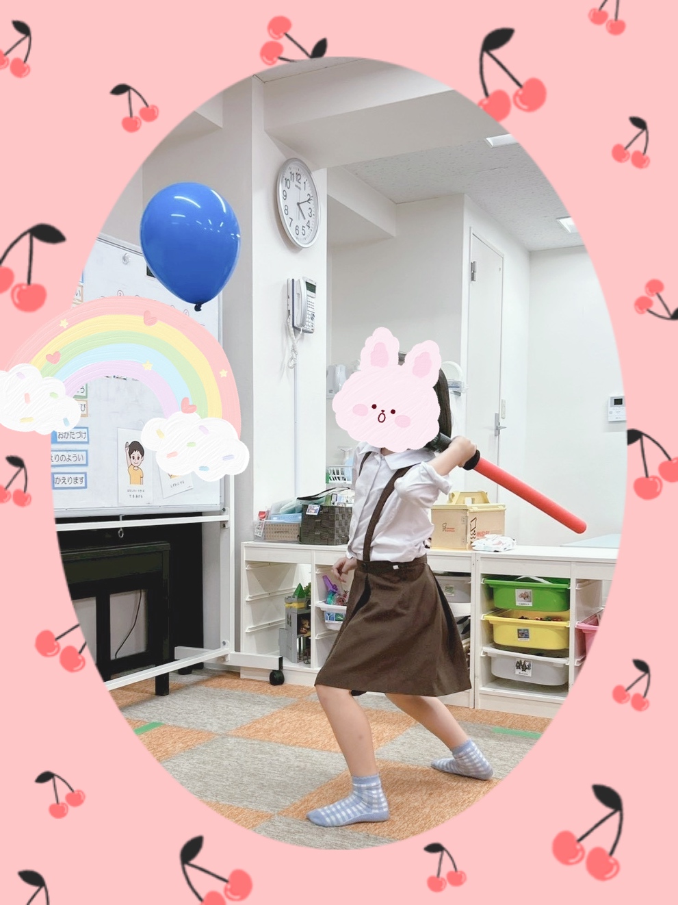 【南堀江】放デイ　風船バッティング🏏🎈