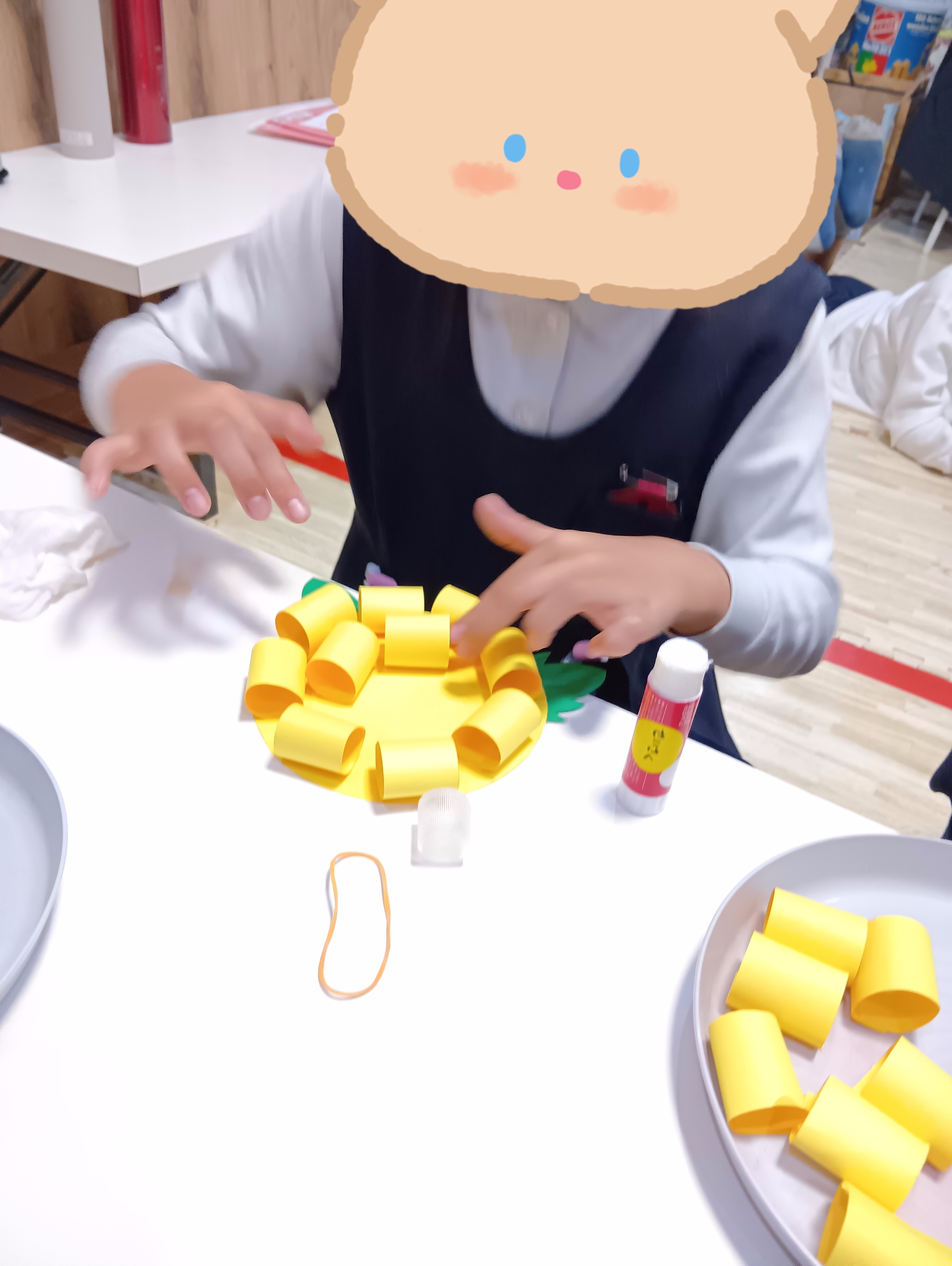 【北堀江】放デイ公文　菊制作