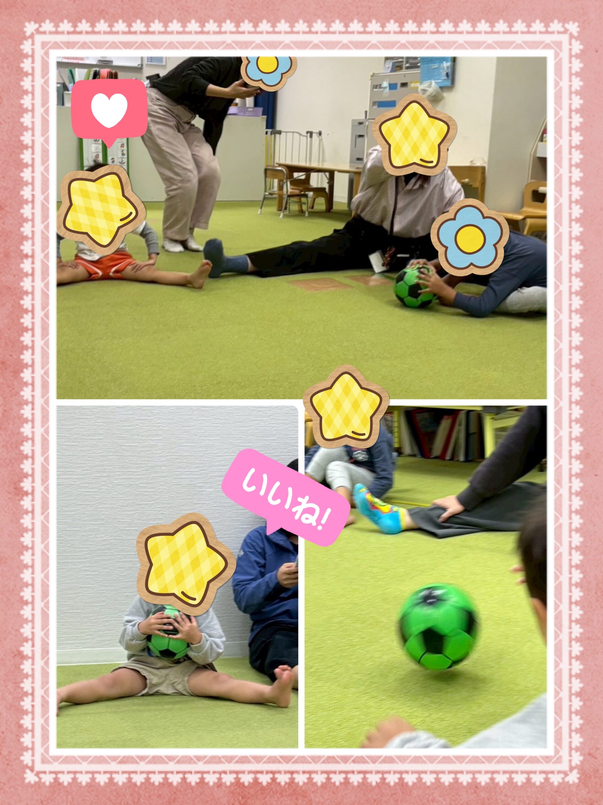 【南堀江】児童発達支援　転がしキャッチボール