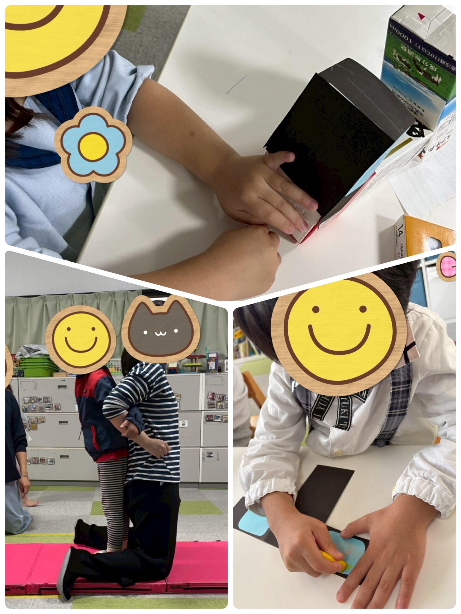 【北堀江】児童発達支援　働く車制作と尻相撲🚚