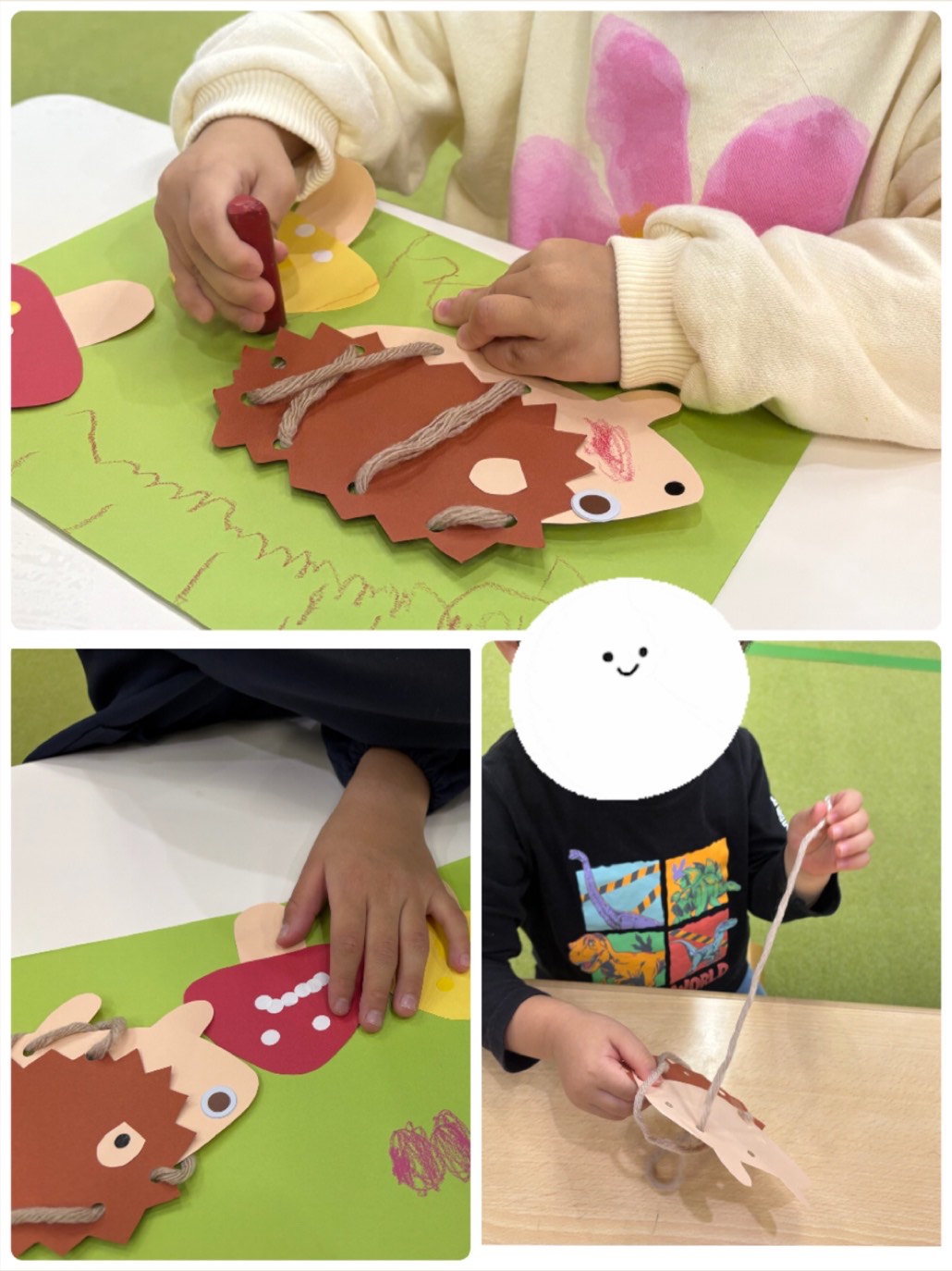 【南堀江】児童発達支援　ハリネズミ製作🦔