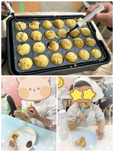 【南堀江】放デイ クッキング”たこ焼き”