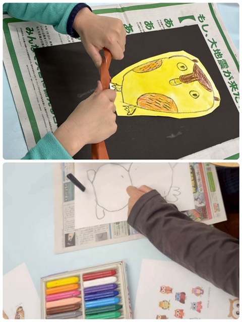 【南堀江】放デイ　SSTと制作 フクロウを作ろう