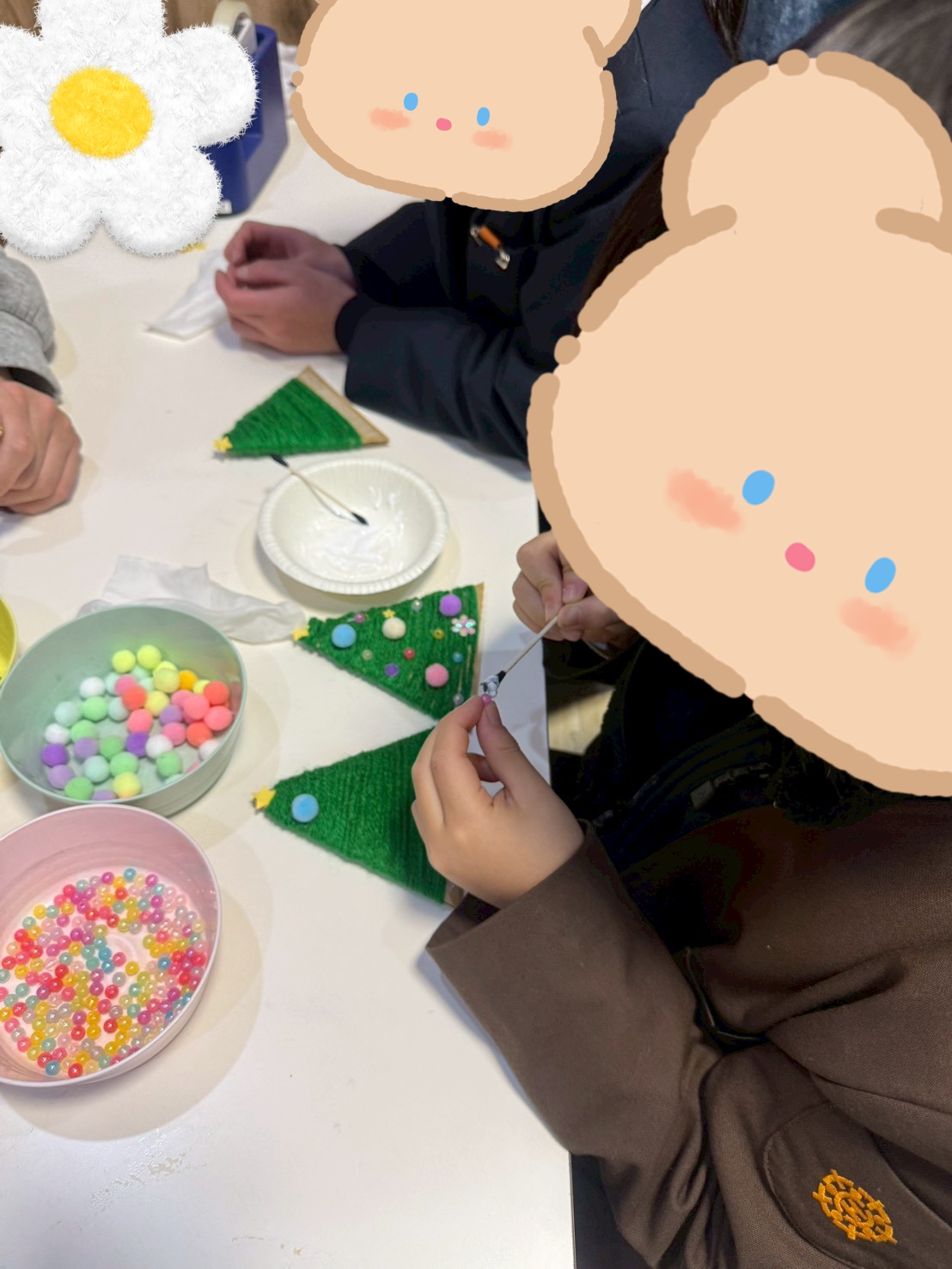 【北堀江】放デイ📖公文　ツリー🎄制作