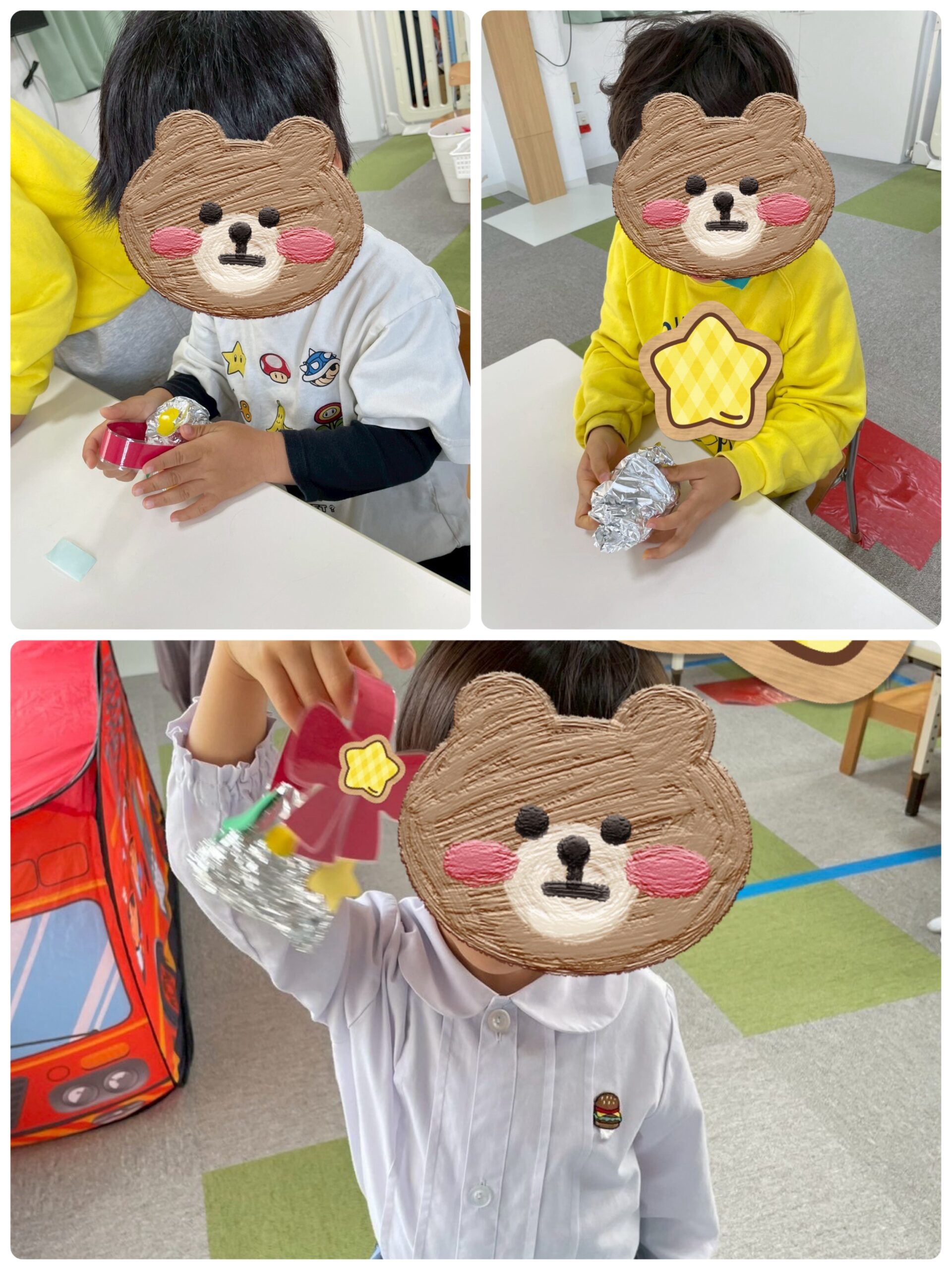 【北堀江】児童発達支援　クリスマスベル制作🔔♡