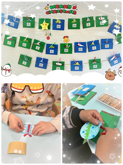 【南堀江】放デイ　アドベントカレンダー制作🎄✨