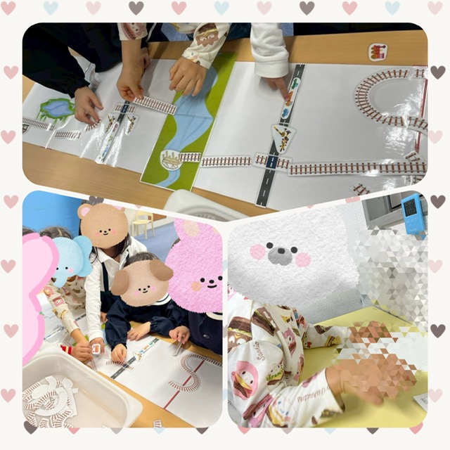 【ハッピープラス南堀江】SST 線路をつなげて遊ぼう②