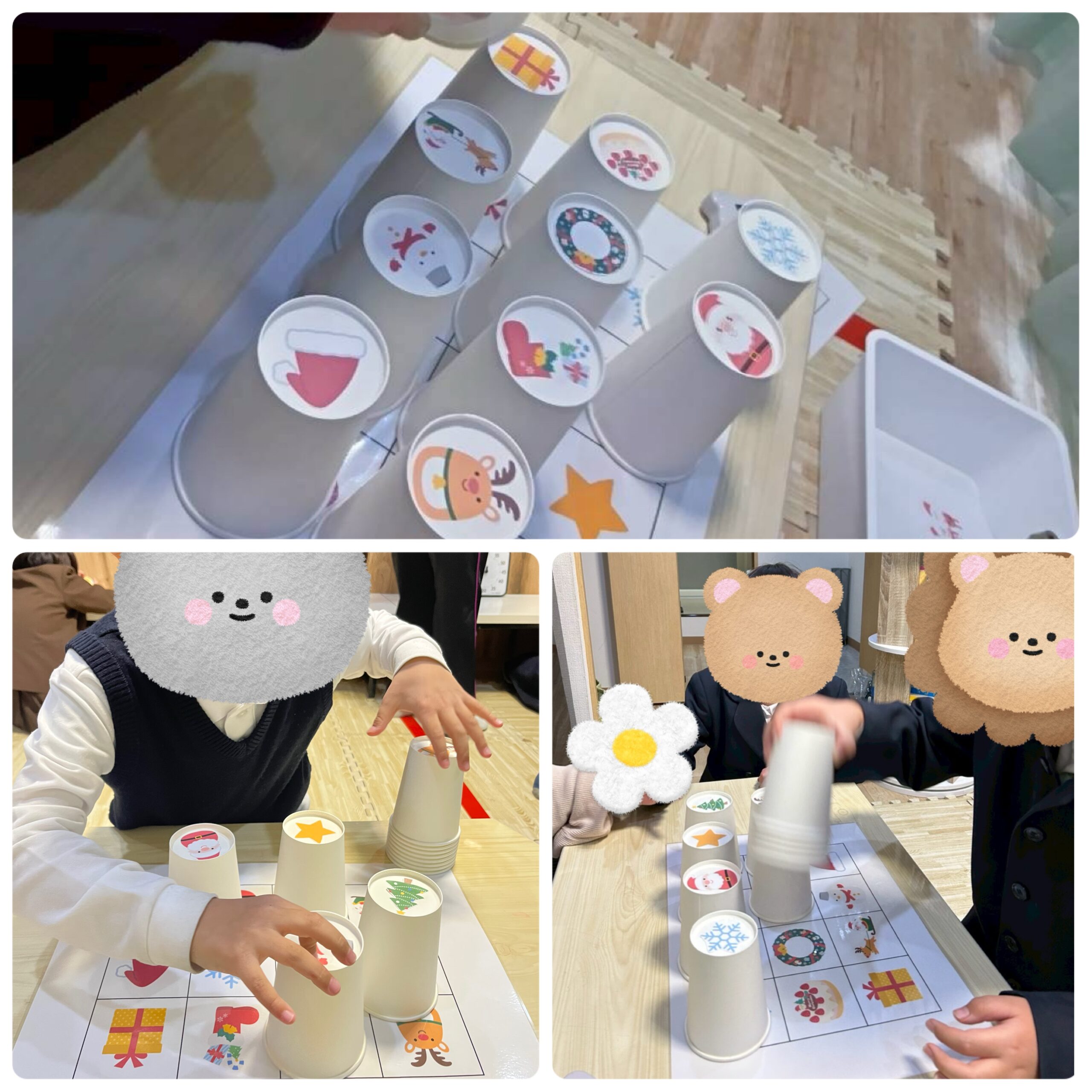 【北堀江】放デイ：公文 クリスマス絵合わせゲーム