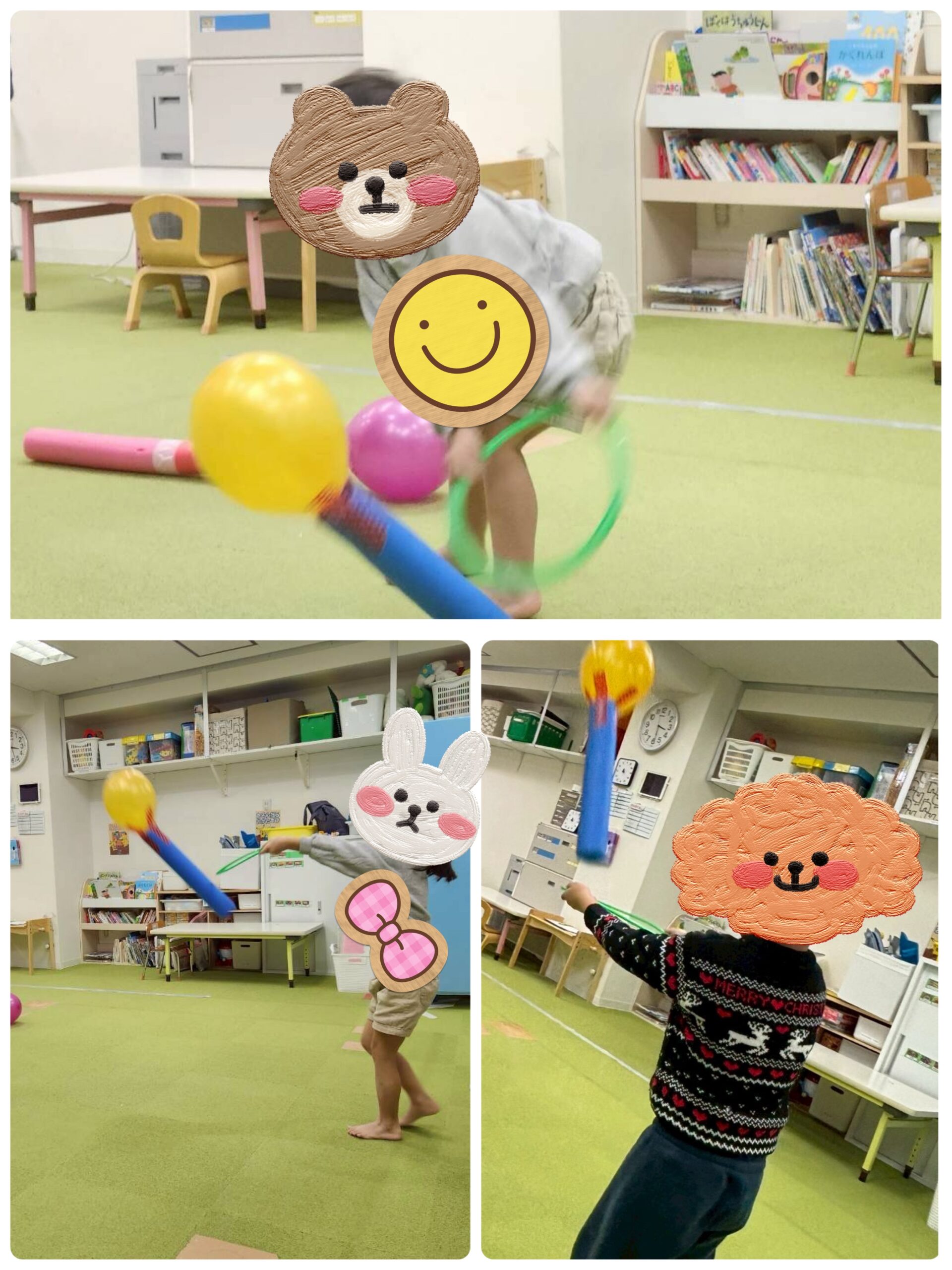 【南堀江】児童発達支援　風船ロケット②🎈