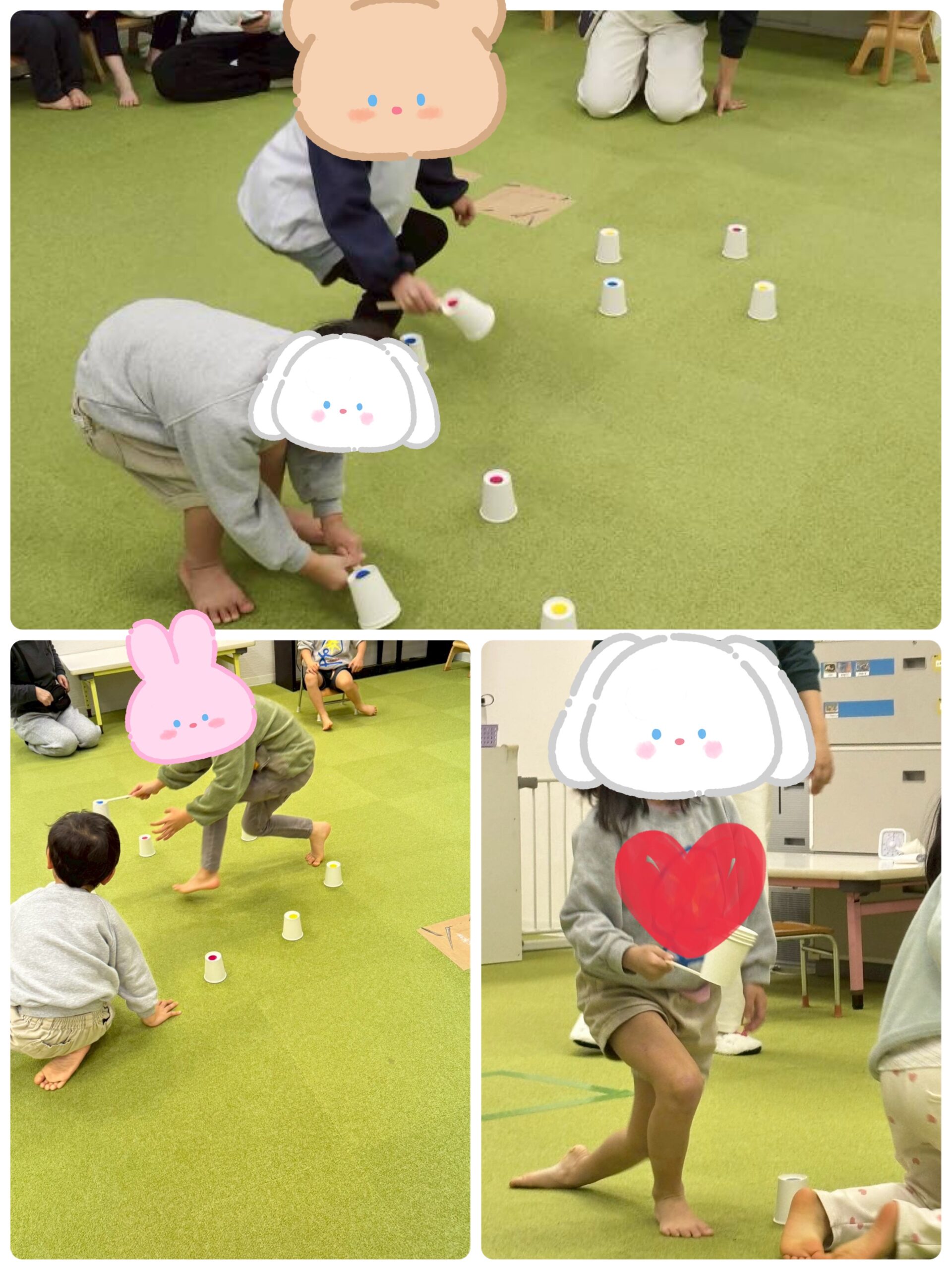 【南堀江】児童発達支援　紙コップマッチング①