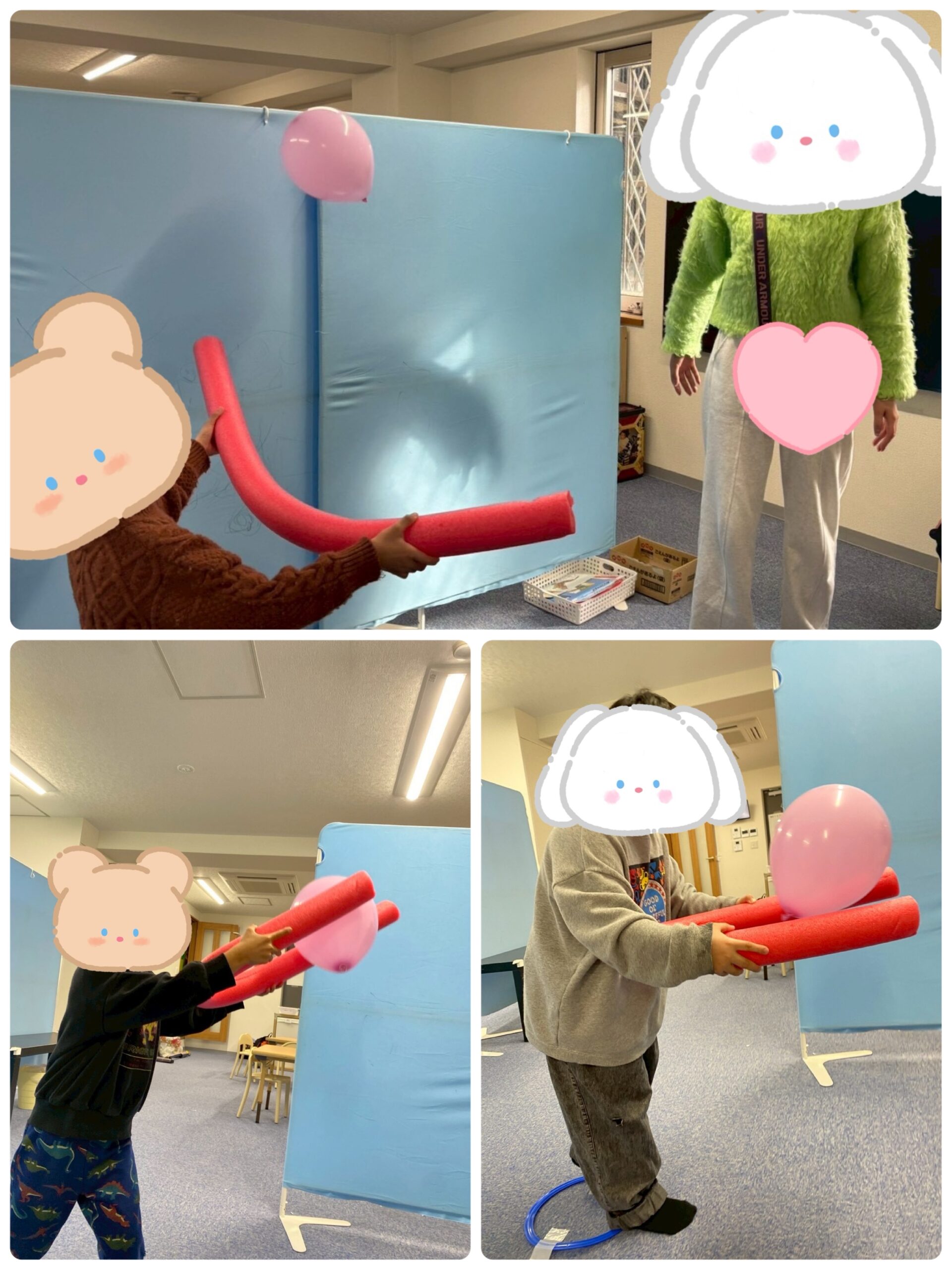 【ハッピープラス南堀江】風船キャッチ🎈