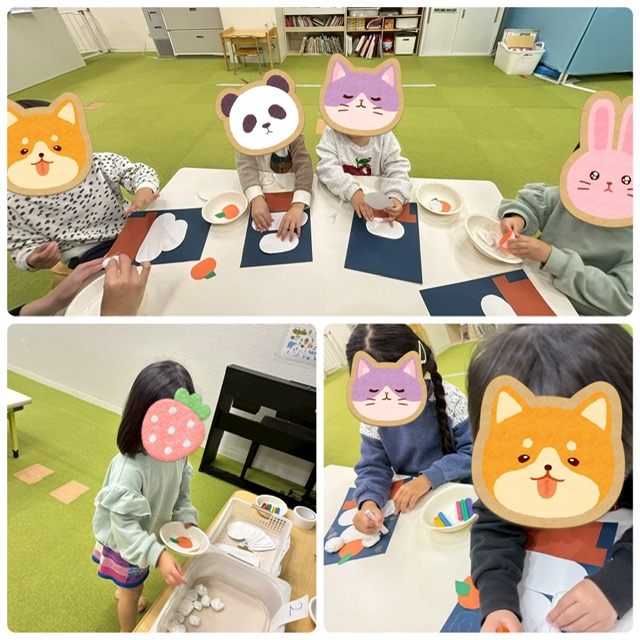 【南堀江】児童発達支援　鏡もち制作