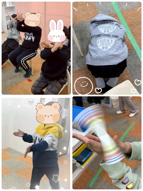 【南堀江】放デイ「地震から身を守ろう」　「ストローとんぼ制作」