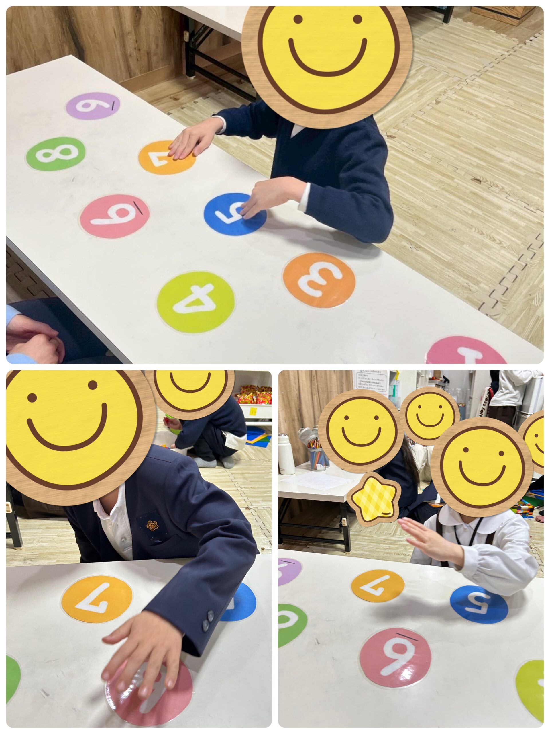 【北堀江】放デイ：公文📖　数字タッチゲーム②