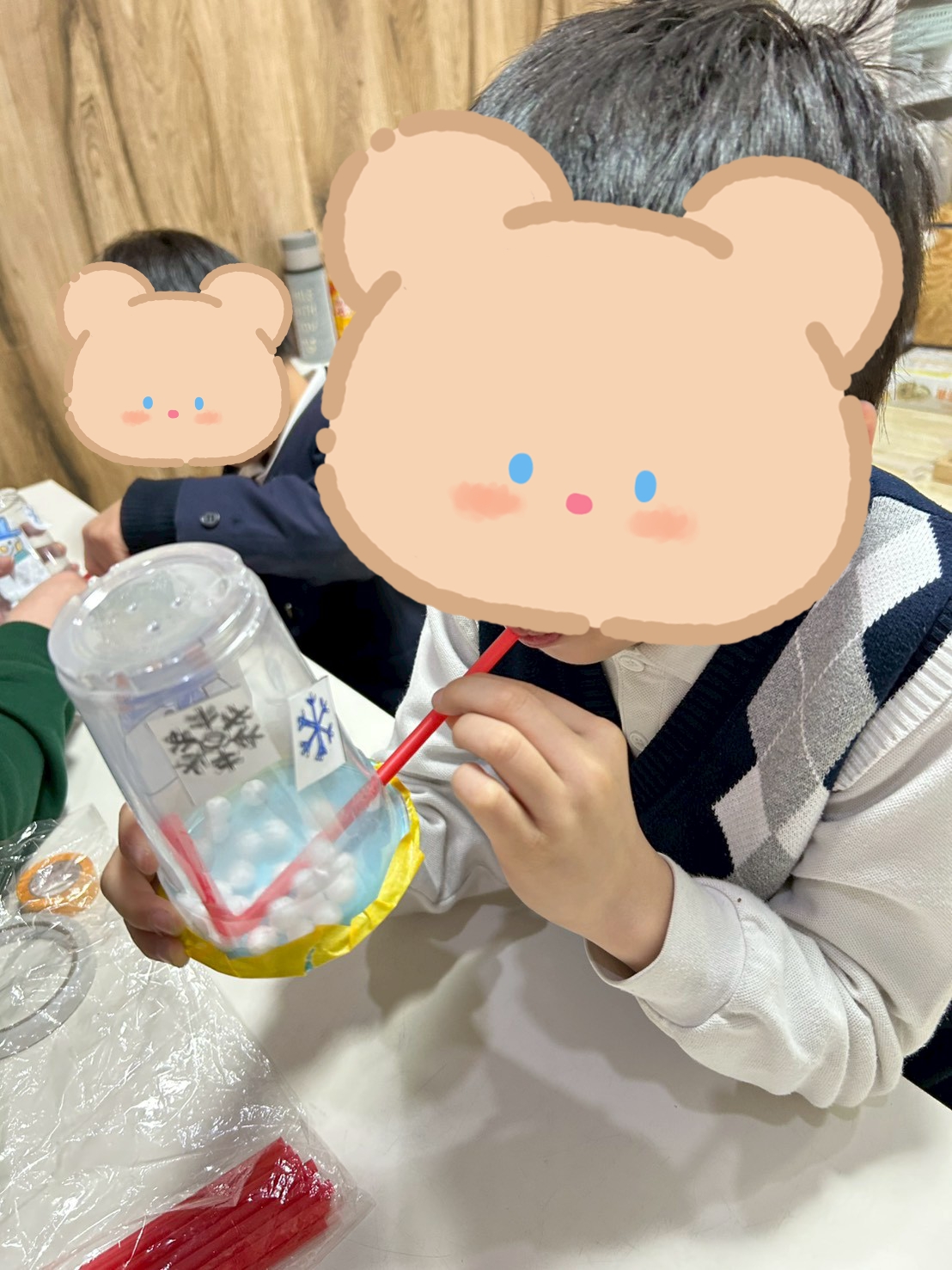 【北堀江】放デイ📖公文　スノードーム制作