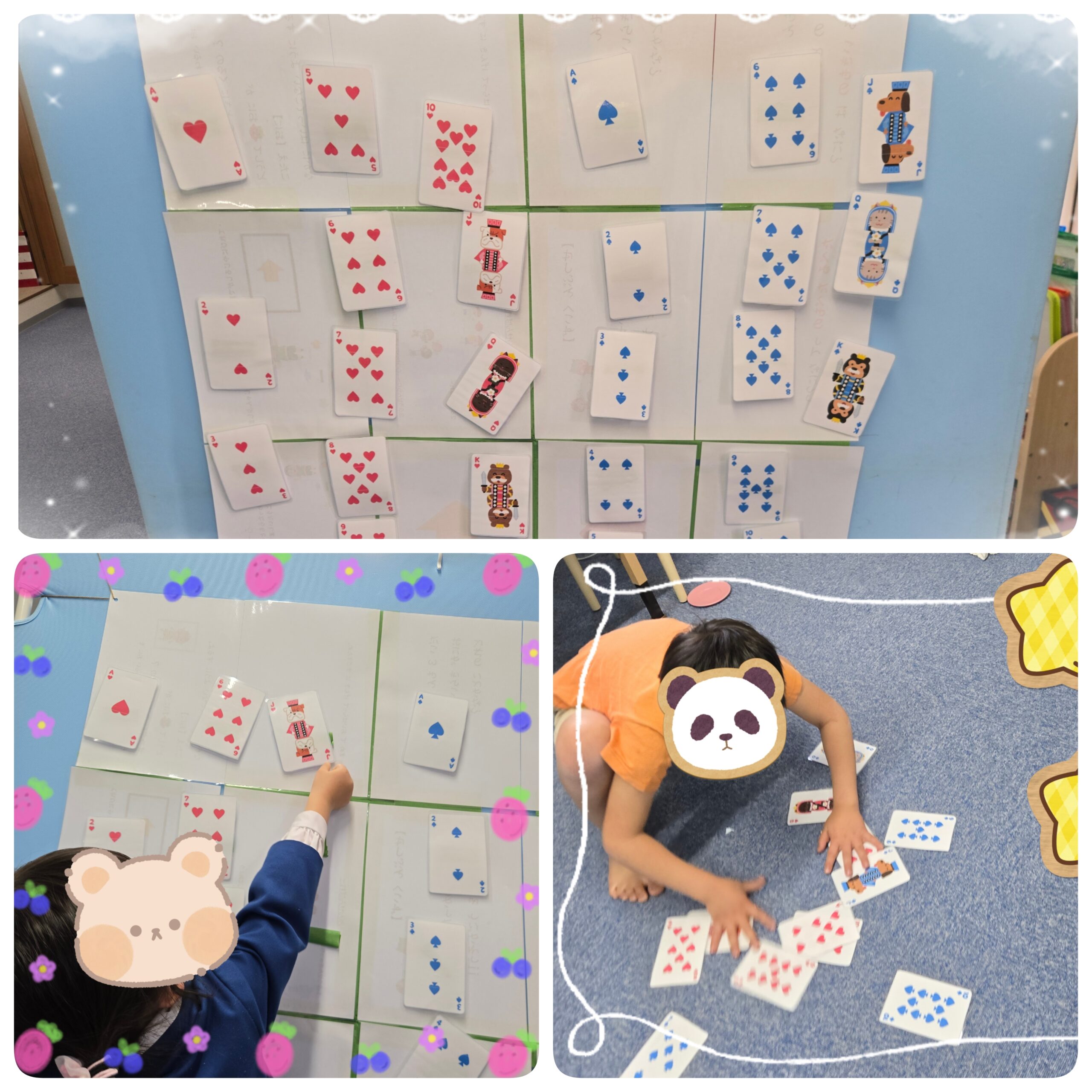【ハッピープラス南堀江】公文✍　トランプゲーム♠♥