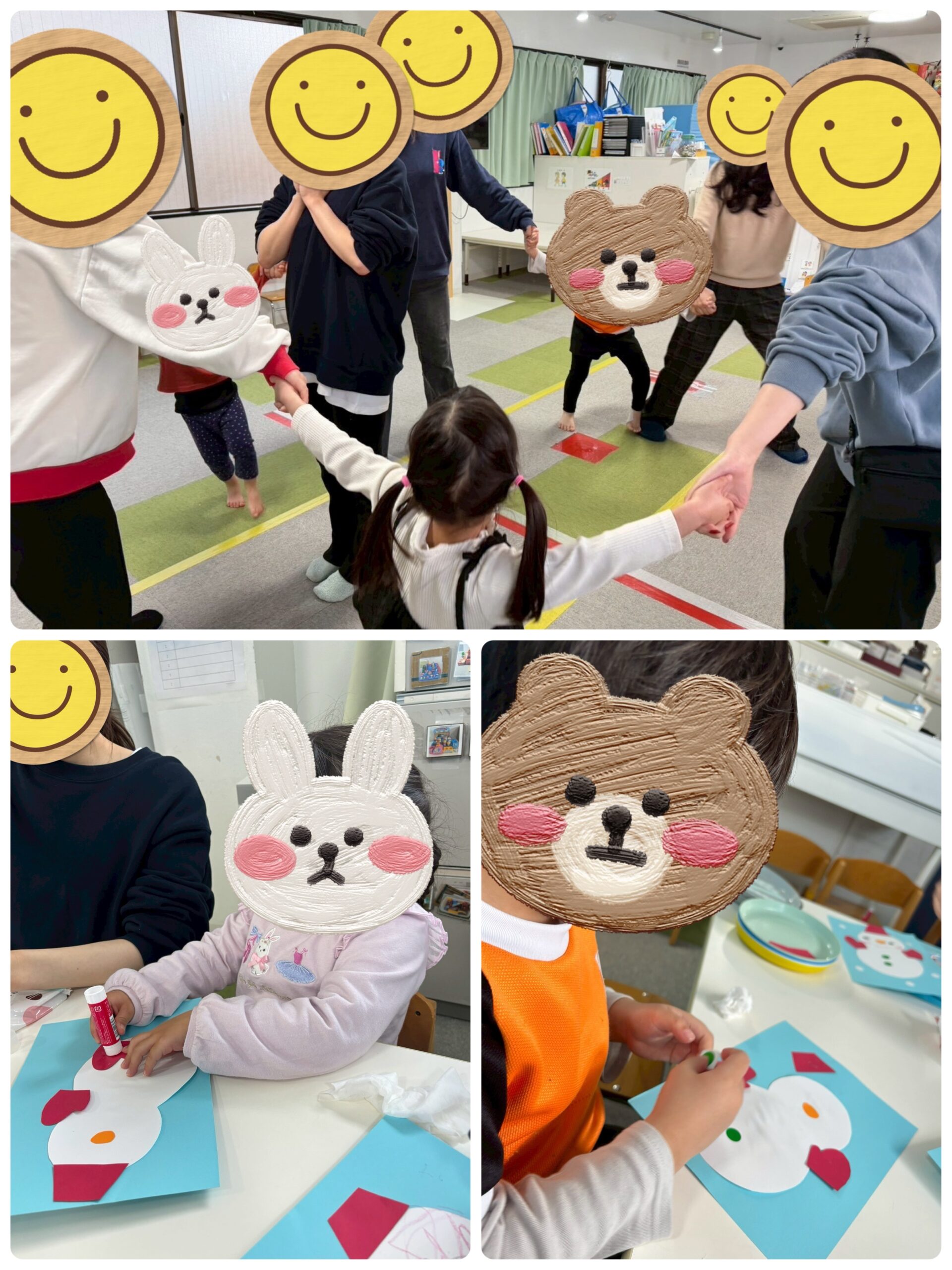 【北堀江】児童発達支援　ゆきだるま制作と爆弾ゲーム⛄