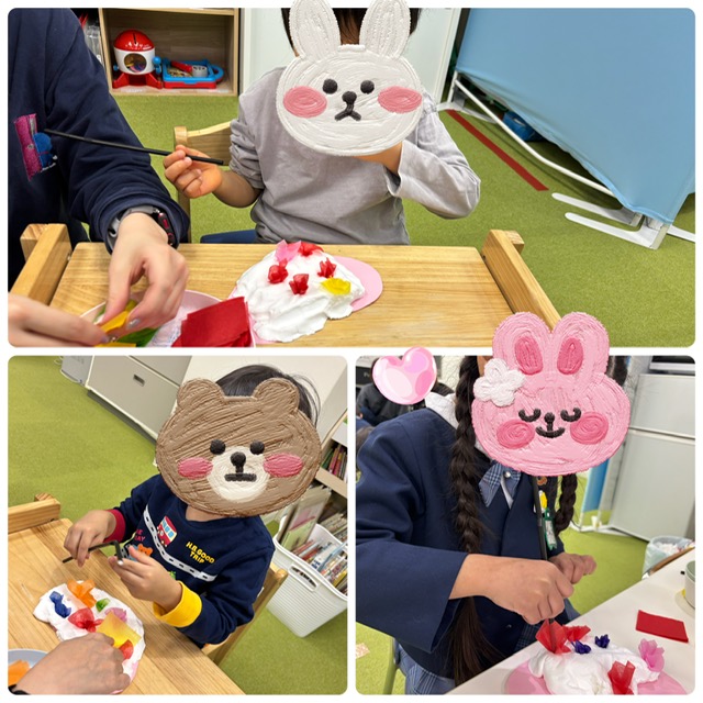 【南堀江】児童発達支援　バレンタイン制作🍫💖