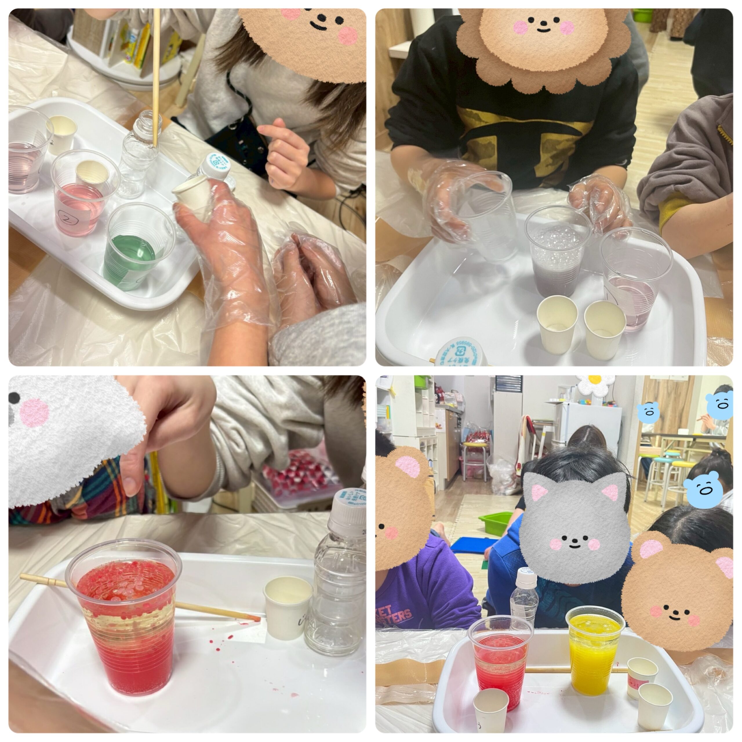 【北堀江】放デイ：公文📖　実験遊び！