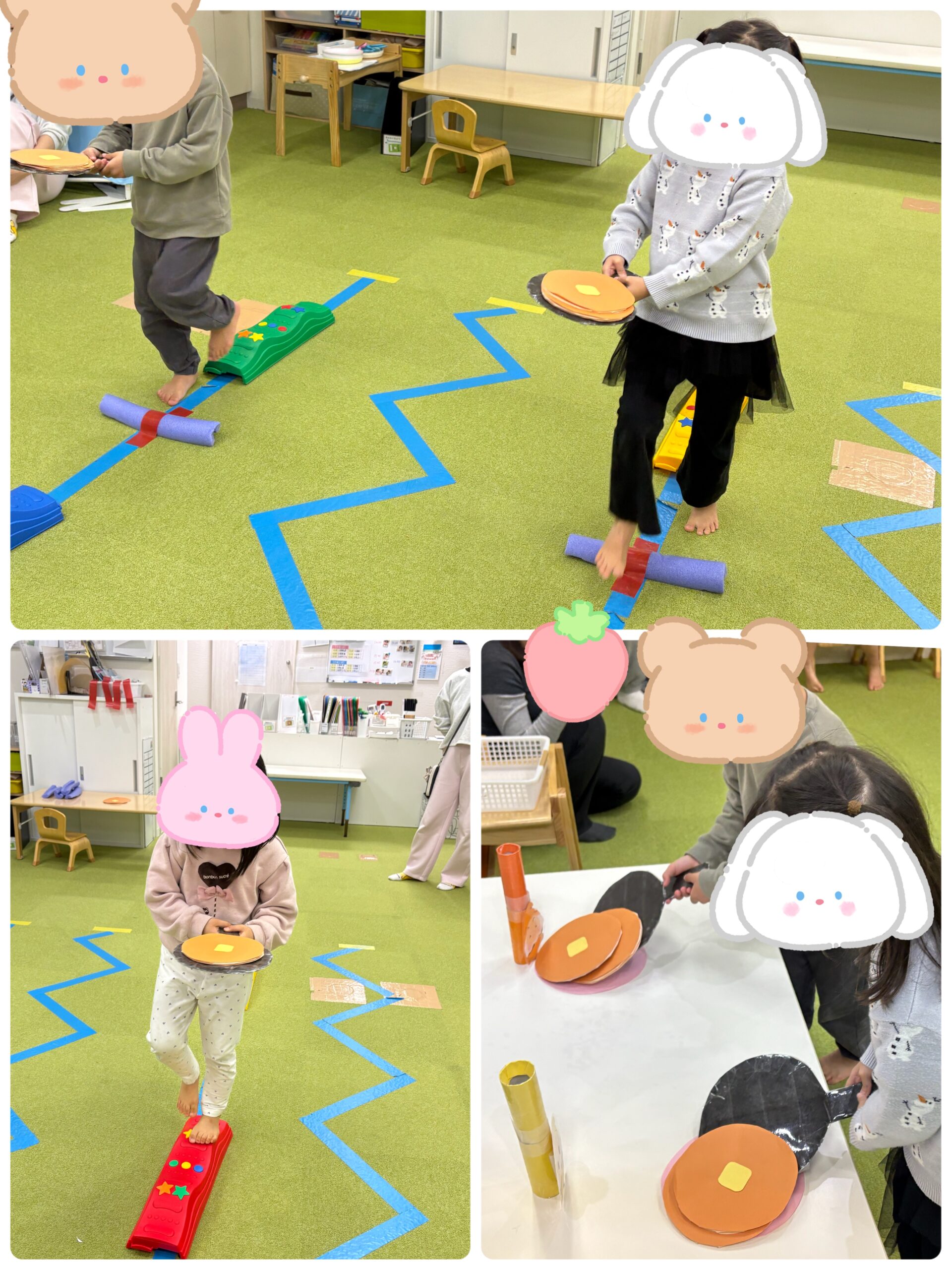 【南堀江】児童発達支援　ホットケーキ運び🥞
